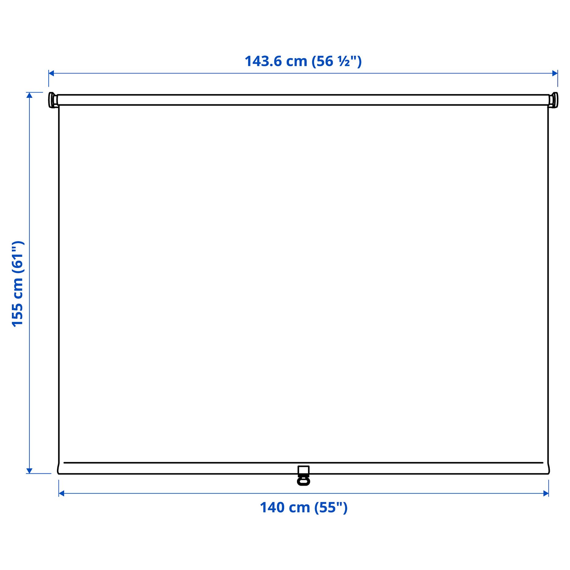 FÖNSTERBLAD, στόρι πλήρους συσκότισης, 140x155 cm, 805.384.50