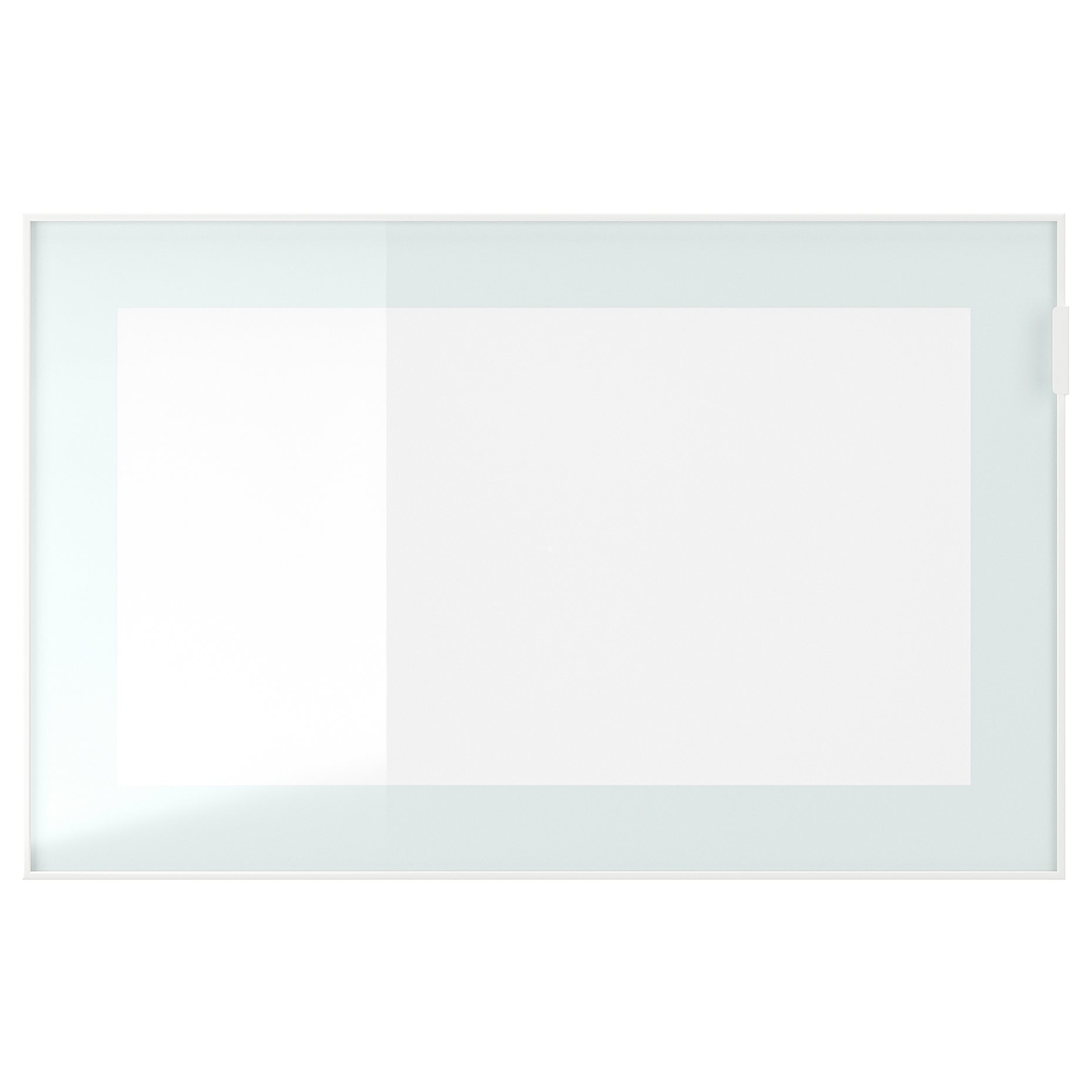 GLASSVIK, glass door/frosted, 60x38 cm, 805.409.00