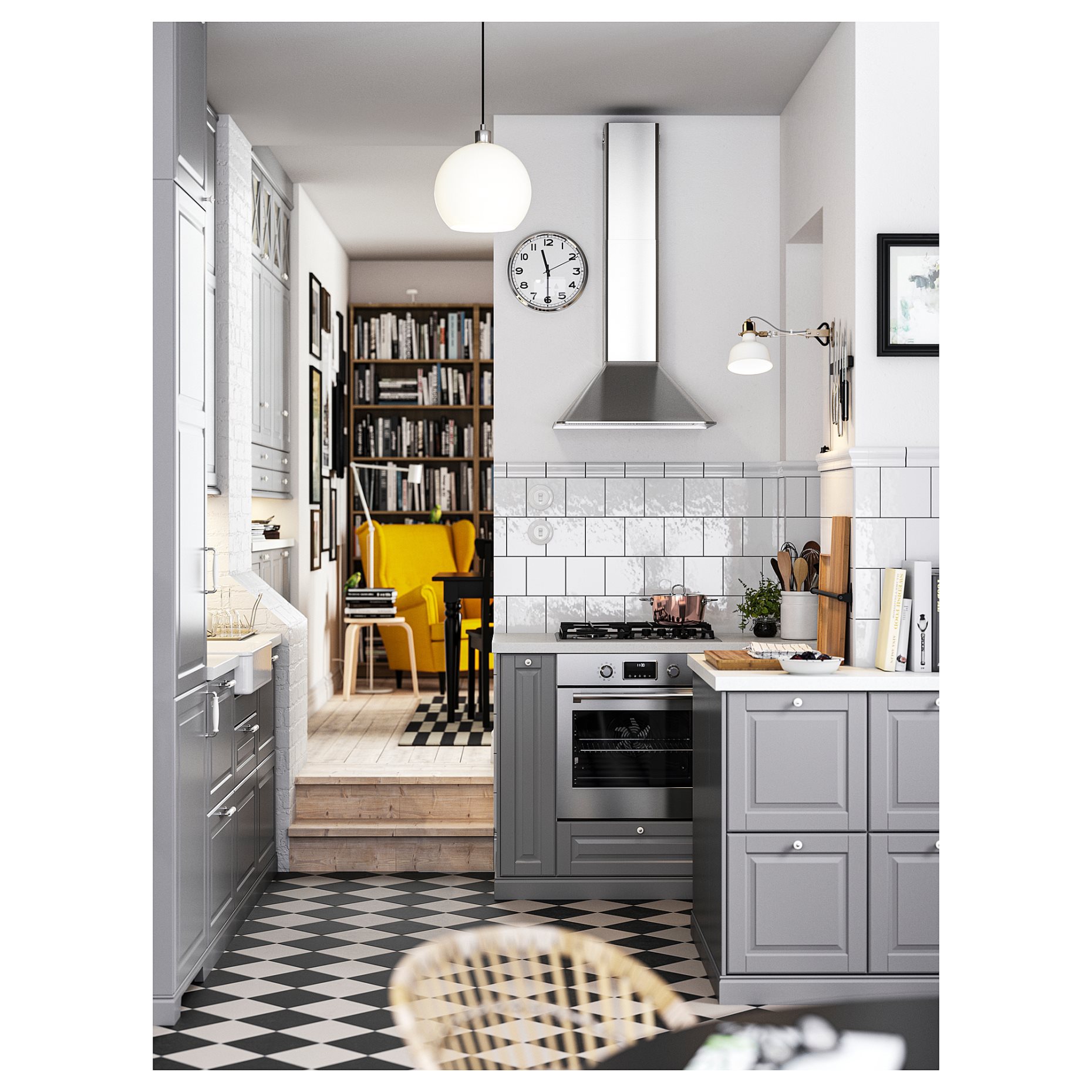 SÄLJAN, πάγκος κουζίνας/laminate, 246x3.8 cm, 805.568.73