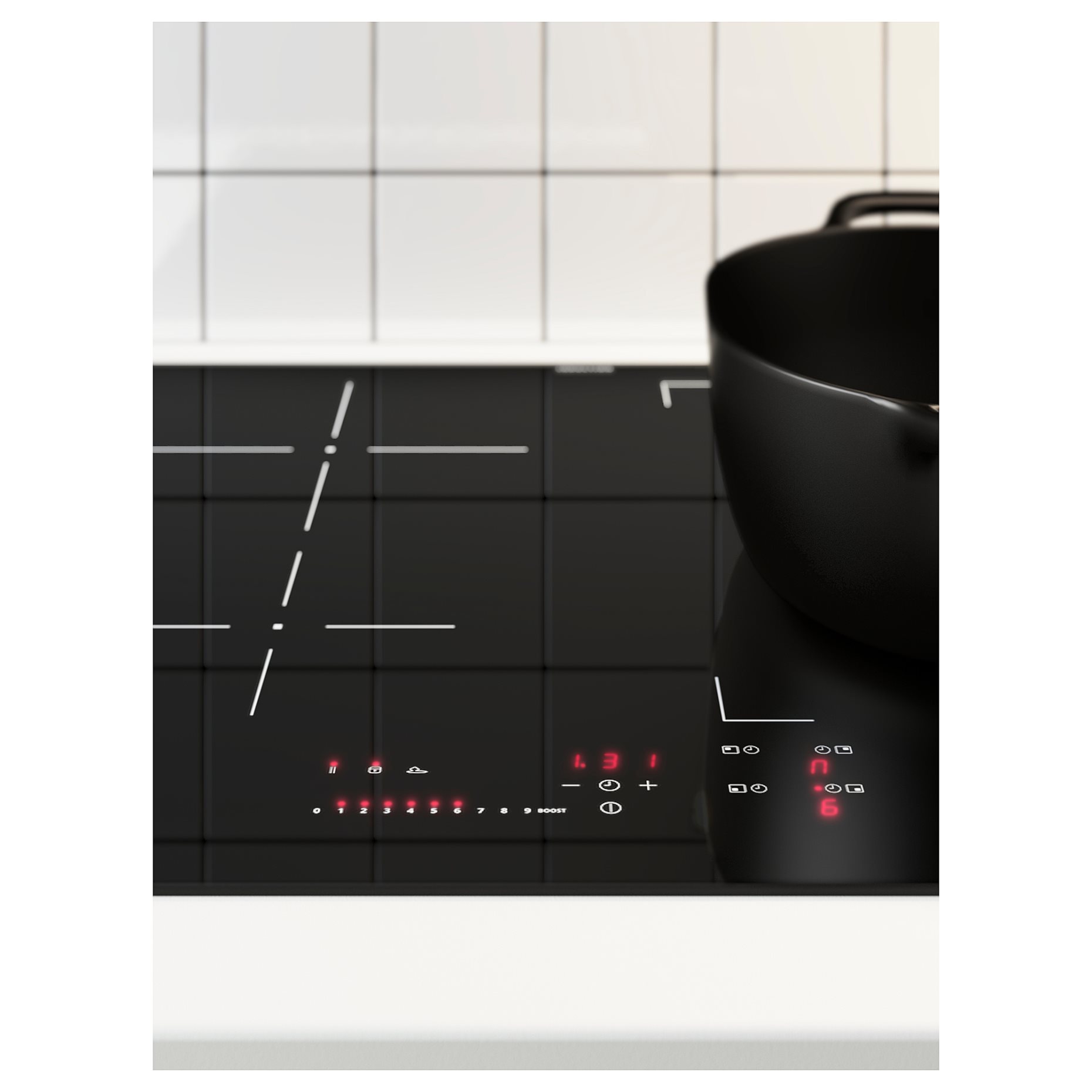 KOLSTAN, induction hob/IKEA 500, 58 cm, 805.594.66
