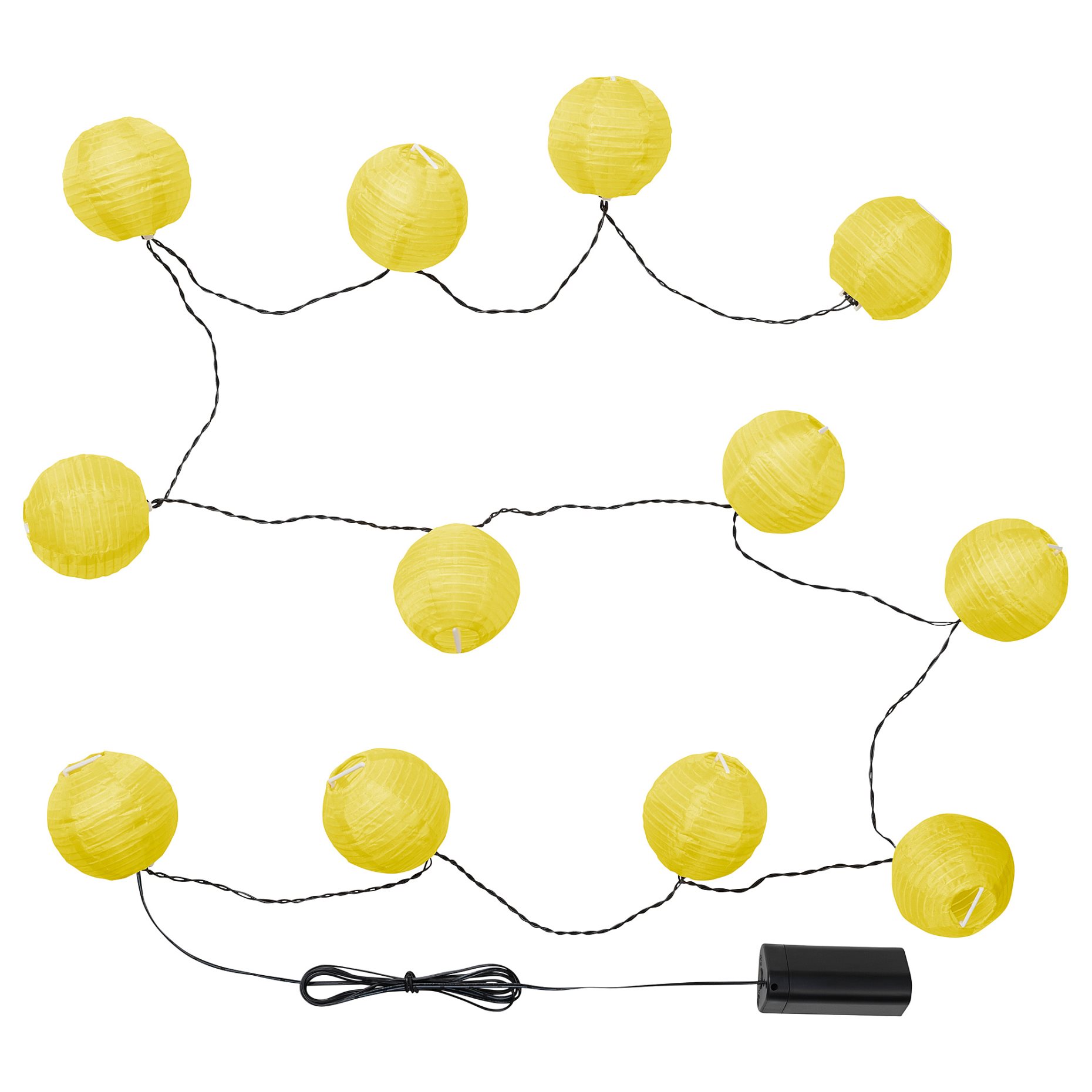 SOLVINDEN, lighting chain with built-in LED light source/12 lights/outdoor/battery-operated, 805.705.86