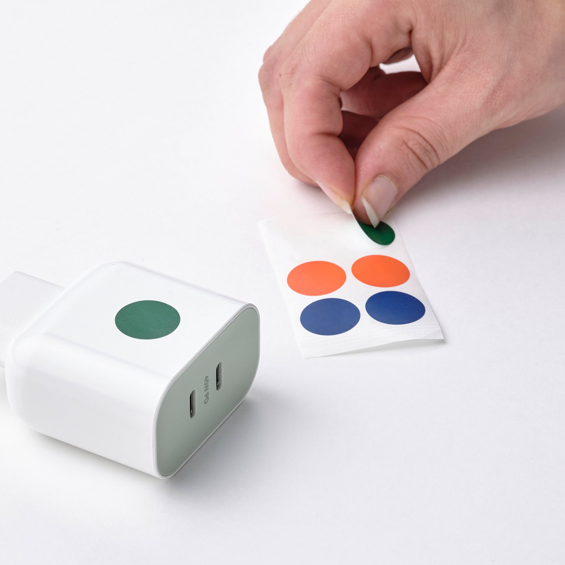 SJOSS, φορτιστής με 2 θύρες USB 45W, ταχείας φόρτισης, 805.744.38