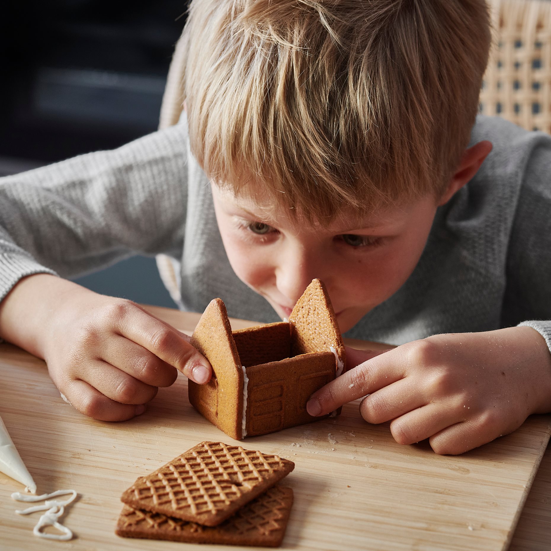 VINTERSAGA, mini gingerbread house, 300 g 7.5 cmx7.5 cm, 805.950.73