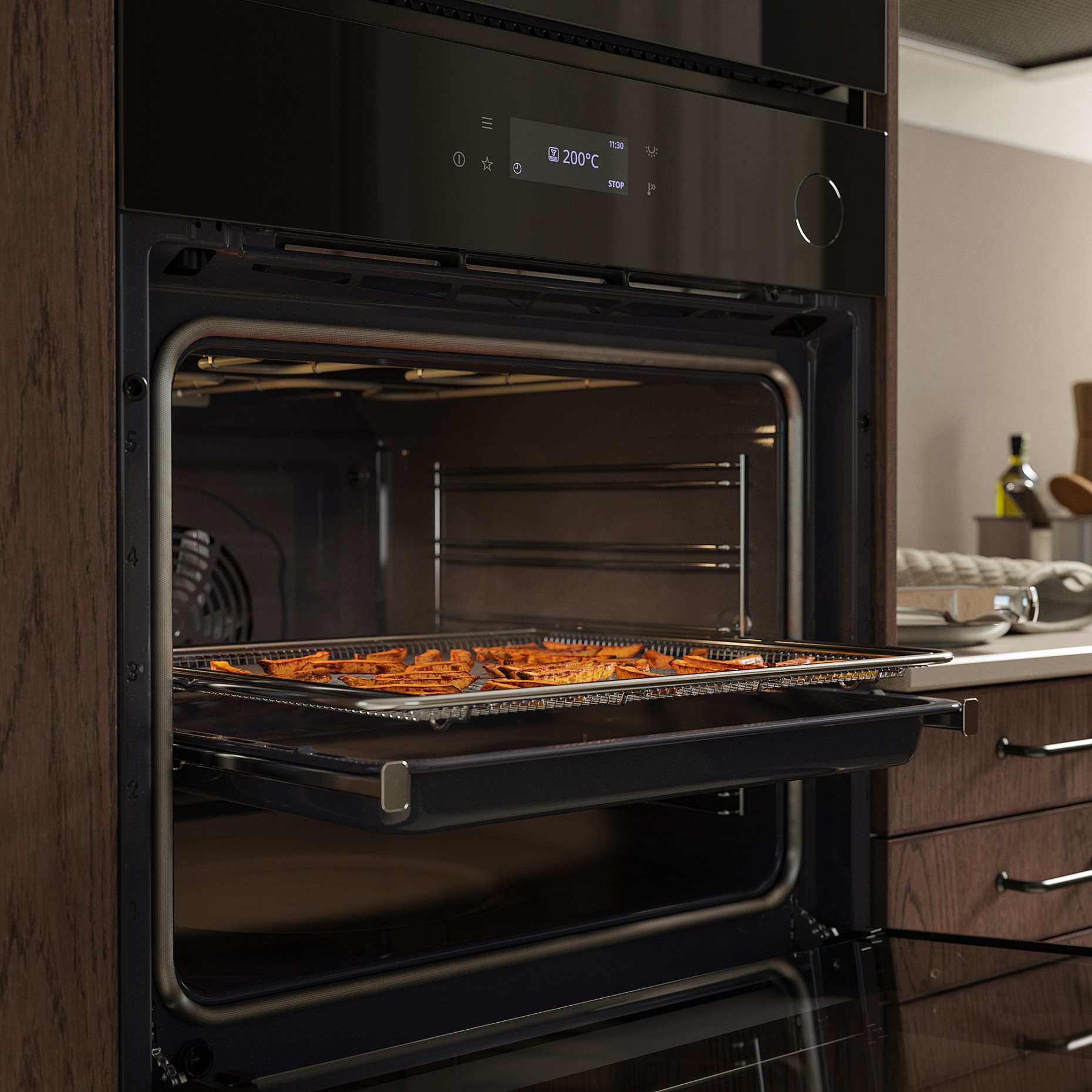 SPJUTBO, true fan oven/combi steam function/air fry function, IKEA 700, 806.002.77
