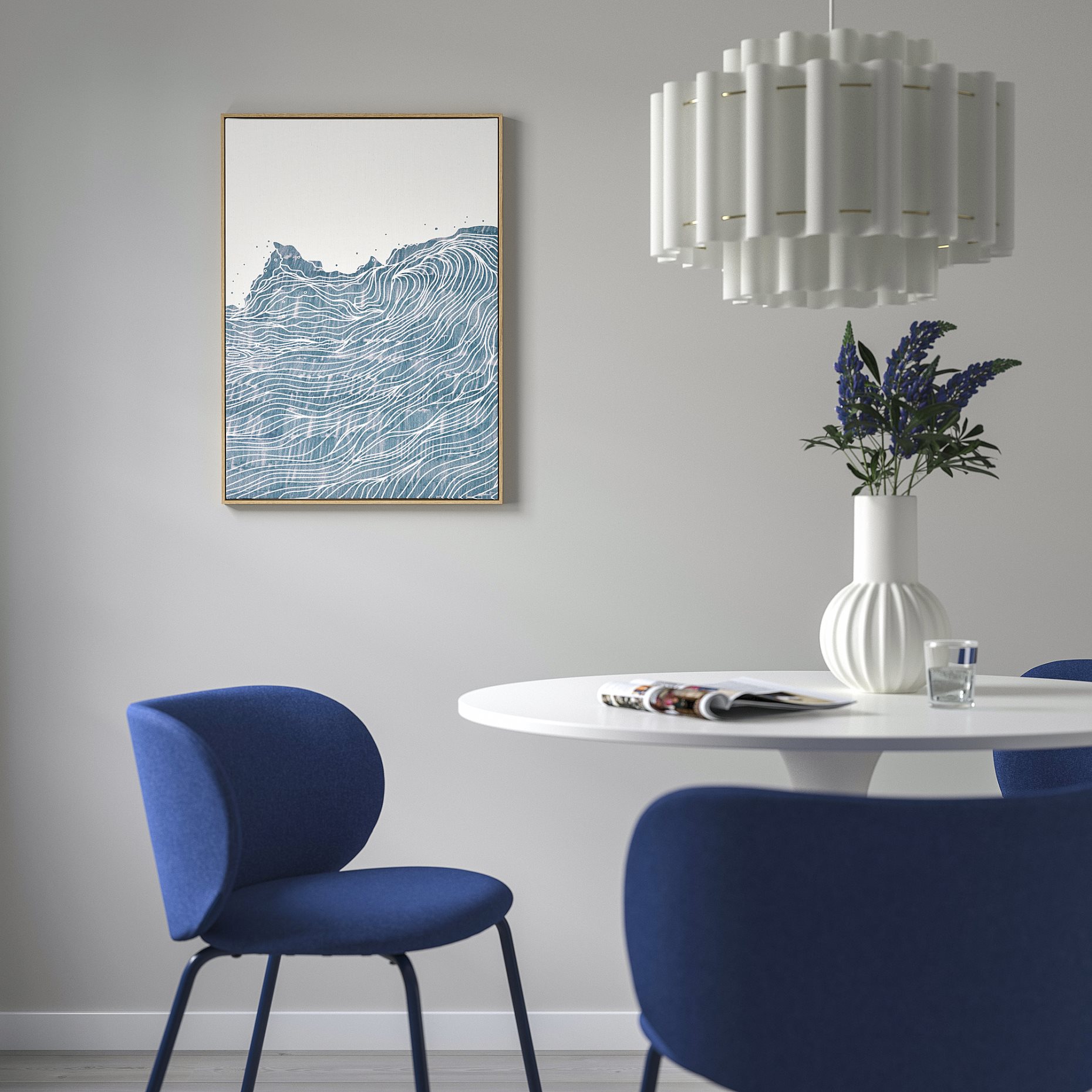 BLODFLÄDER, πίνακας/Ναζαρέ, 50x70 cm, 806.019.17