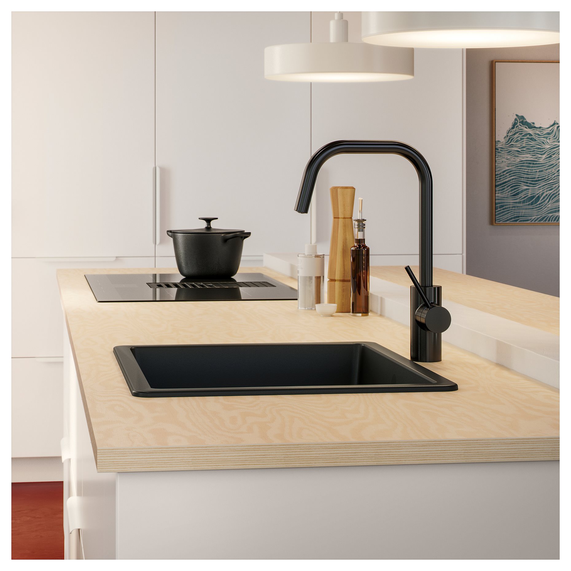 EKBACKEN, worktop, 246x2.8 cm, 806.090.46
