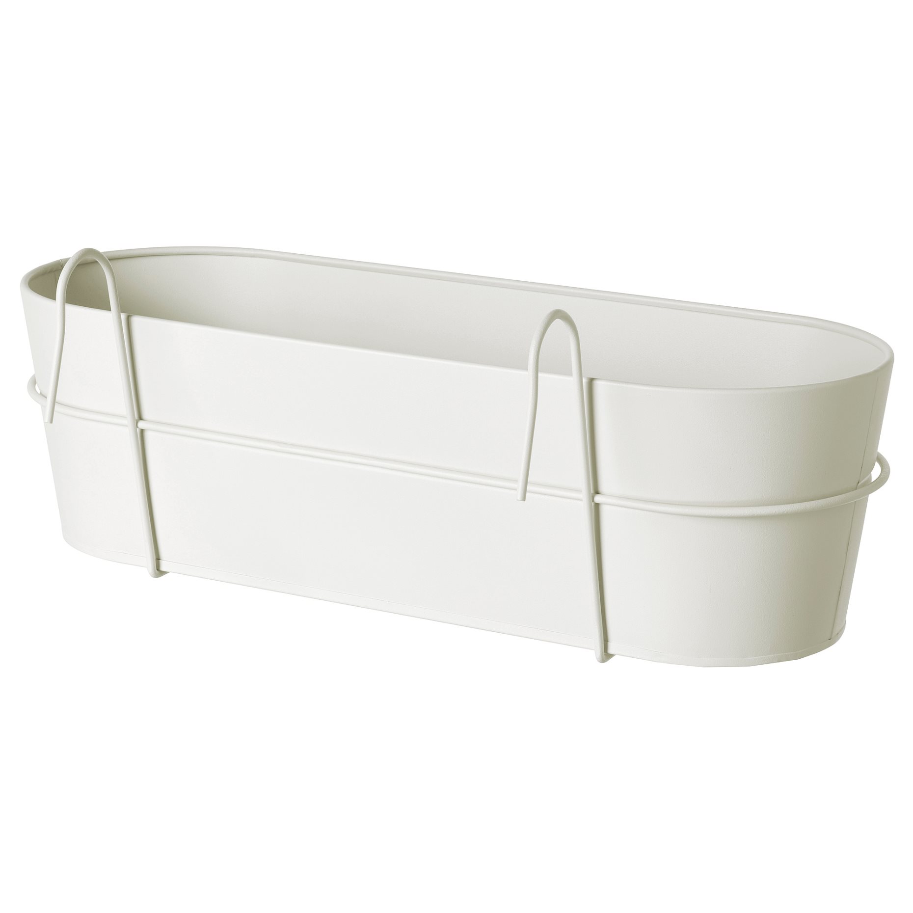 VITLÖK, flower box with holder in/outdoor, 56x20 cm, 806.124.78