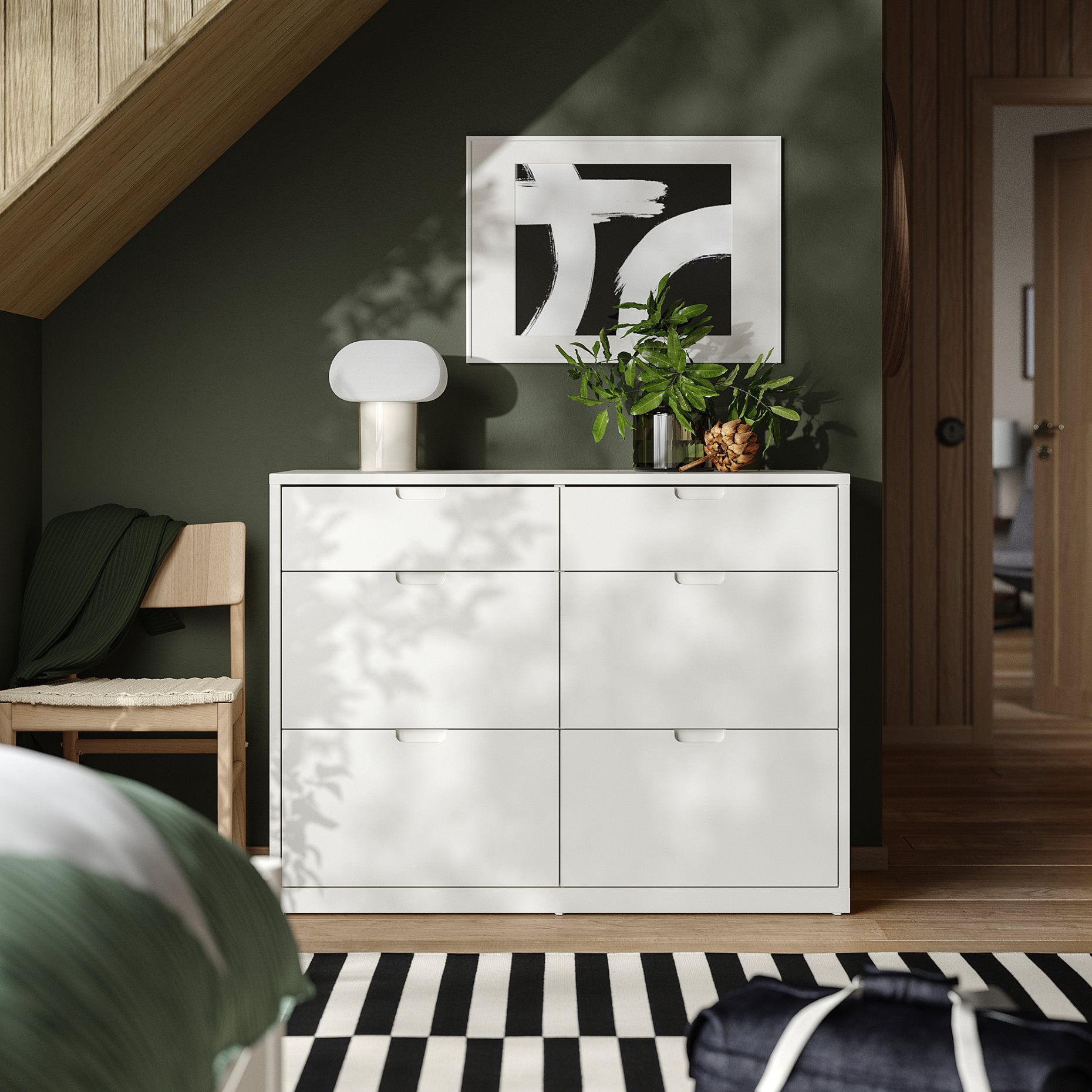 TONSTAD, chest of 6 drawers, 120x47x90 cm, 806.146.27