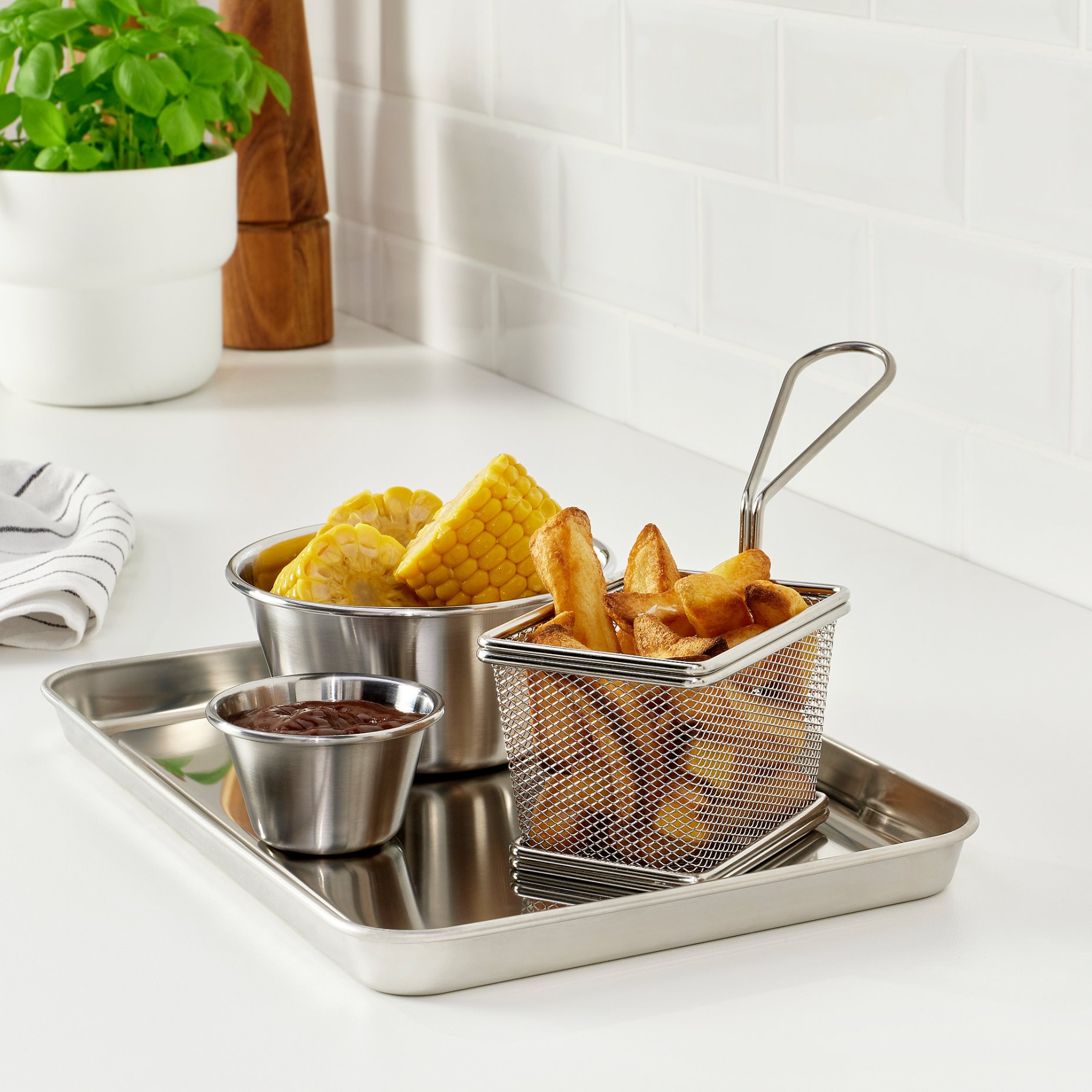 GRILLTIDER, serving tray, 30x20 cm, 806.151.51