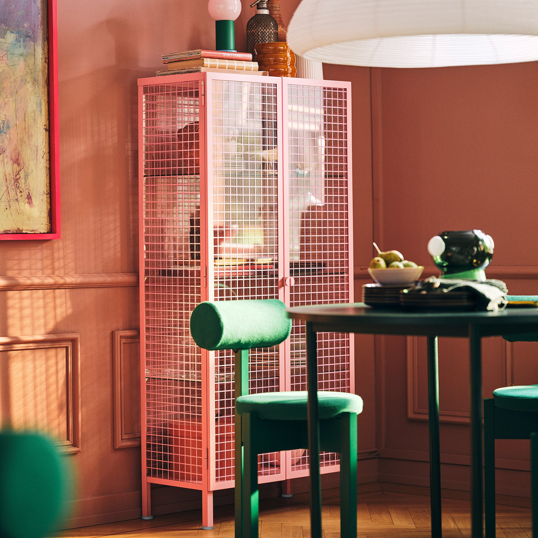 IKEA PS 2026, glass-door cabinet, 73x36x160 cm, 806.169.52