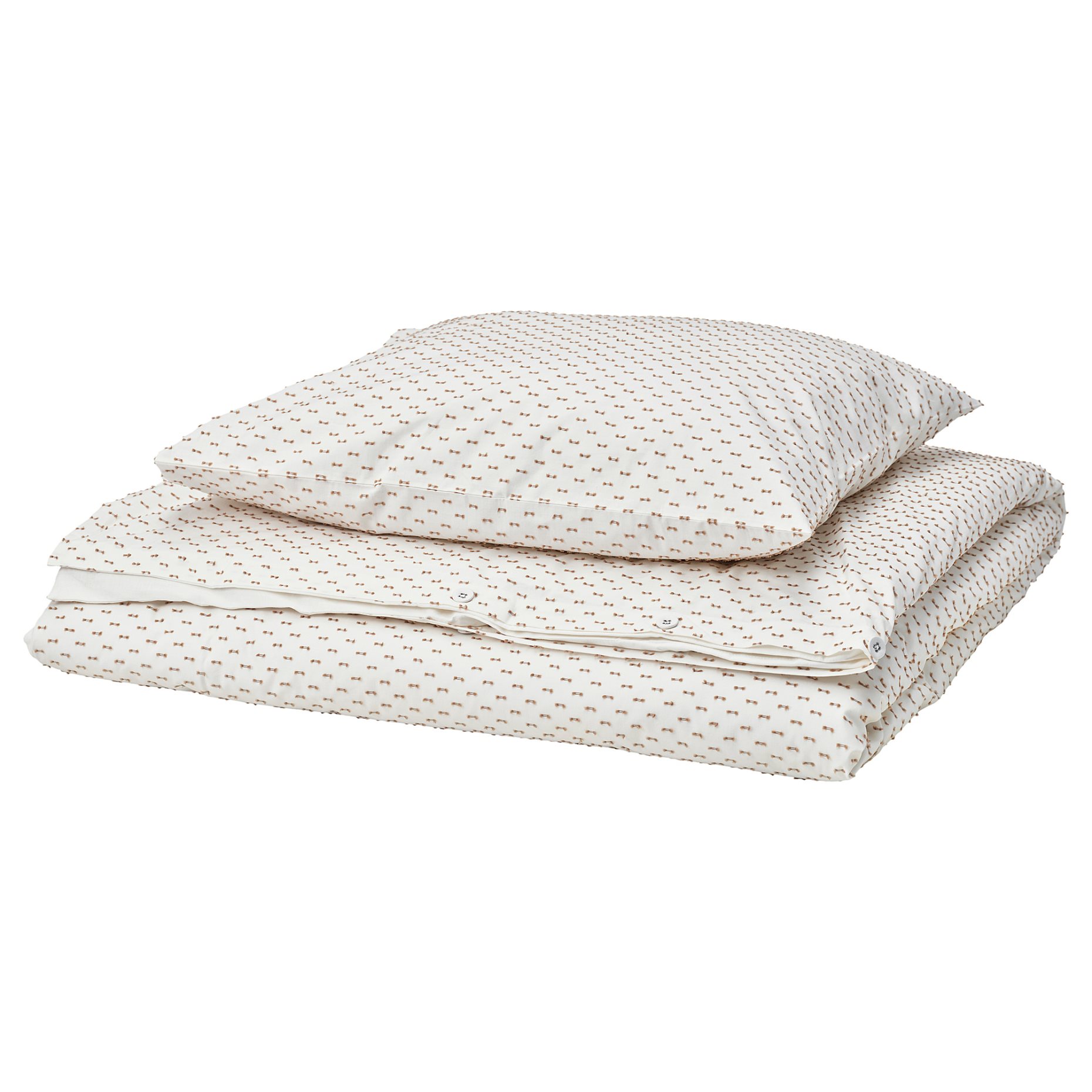 BANDKNIPPE, duvet cover and pillowcase, 150x200/50x60 cm, 806.220.00