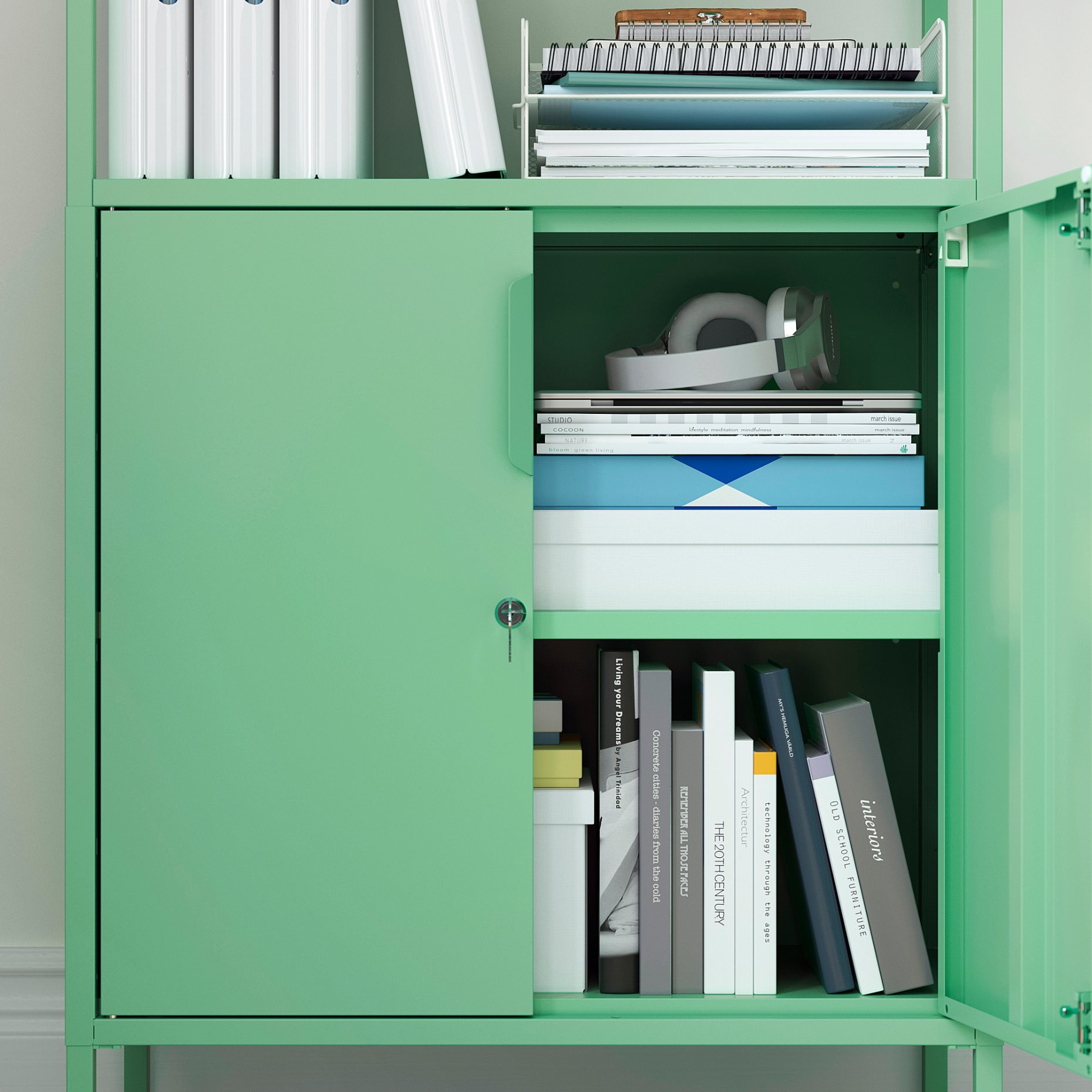 TROTTEN, cabinet with doors, 70x35x110 cm, 806.239.62
