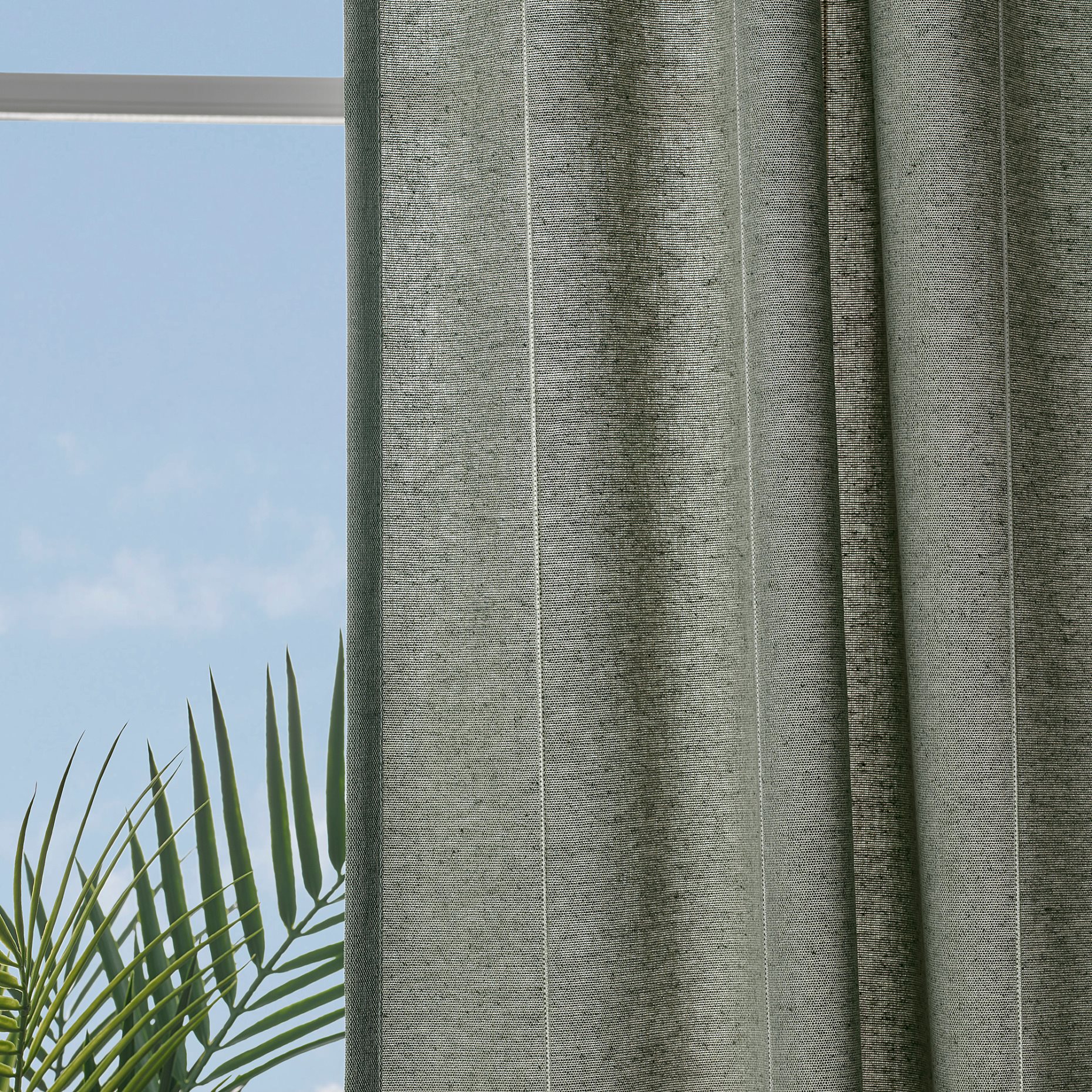 LENDA, curtains with heading tape and tie-backs/1 pair, 140x165 cm, 806.333.05