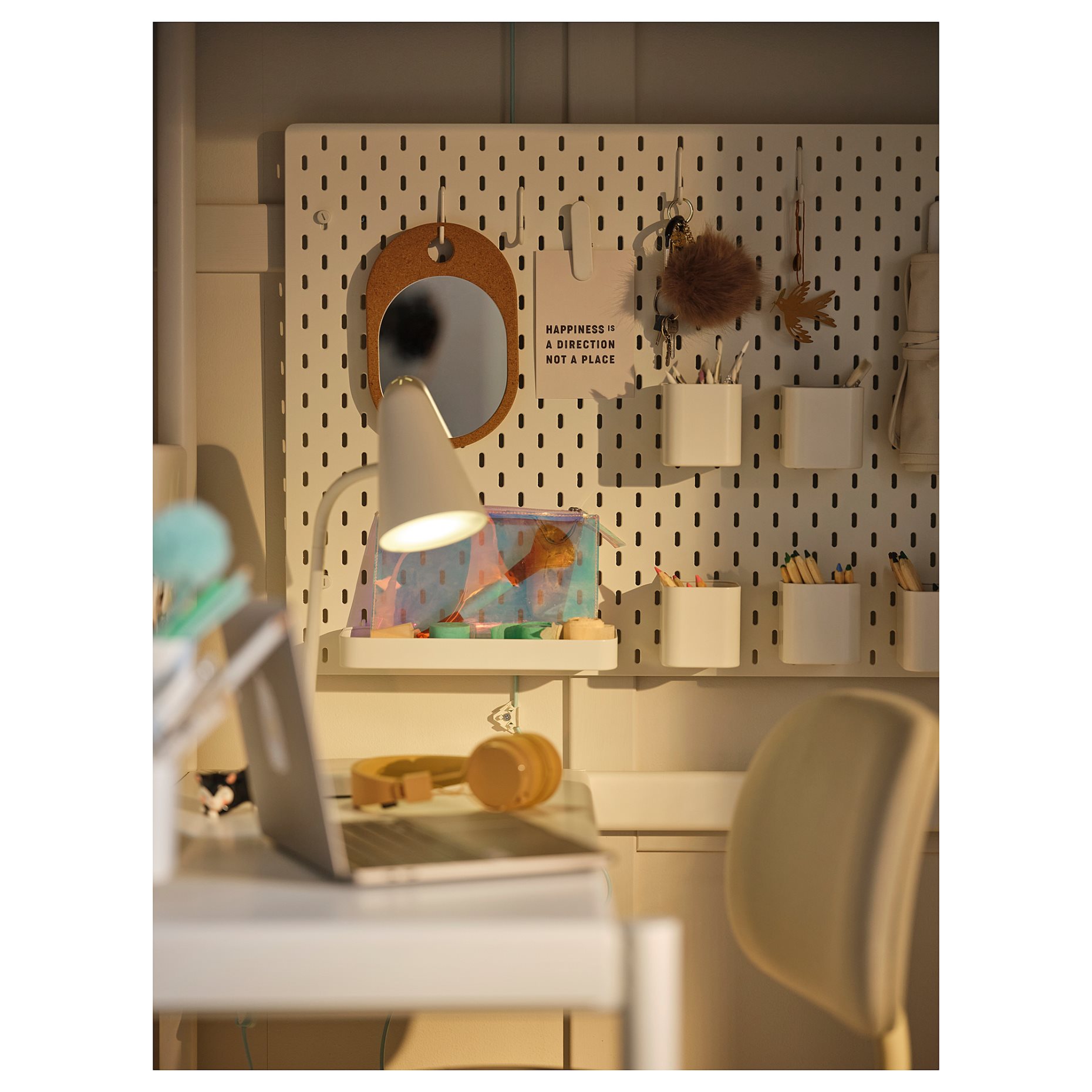 SKÅDIS, διάτρητος πίνακας με αξεσουάρ, 76x56 cm, 894.063.65