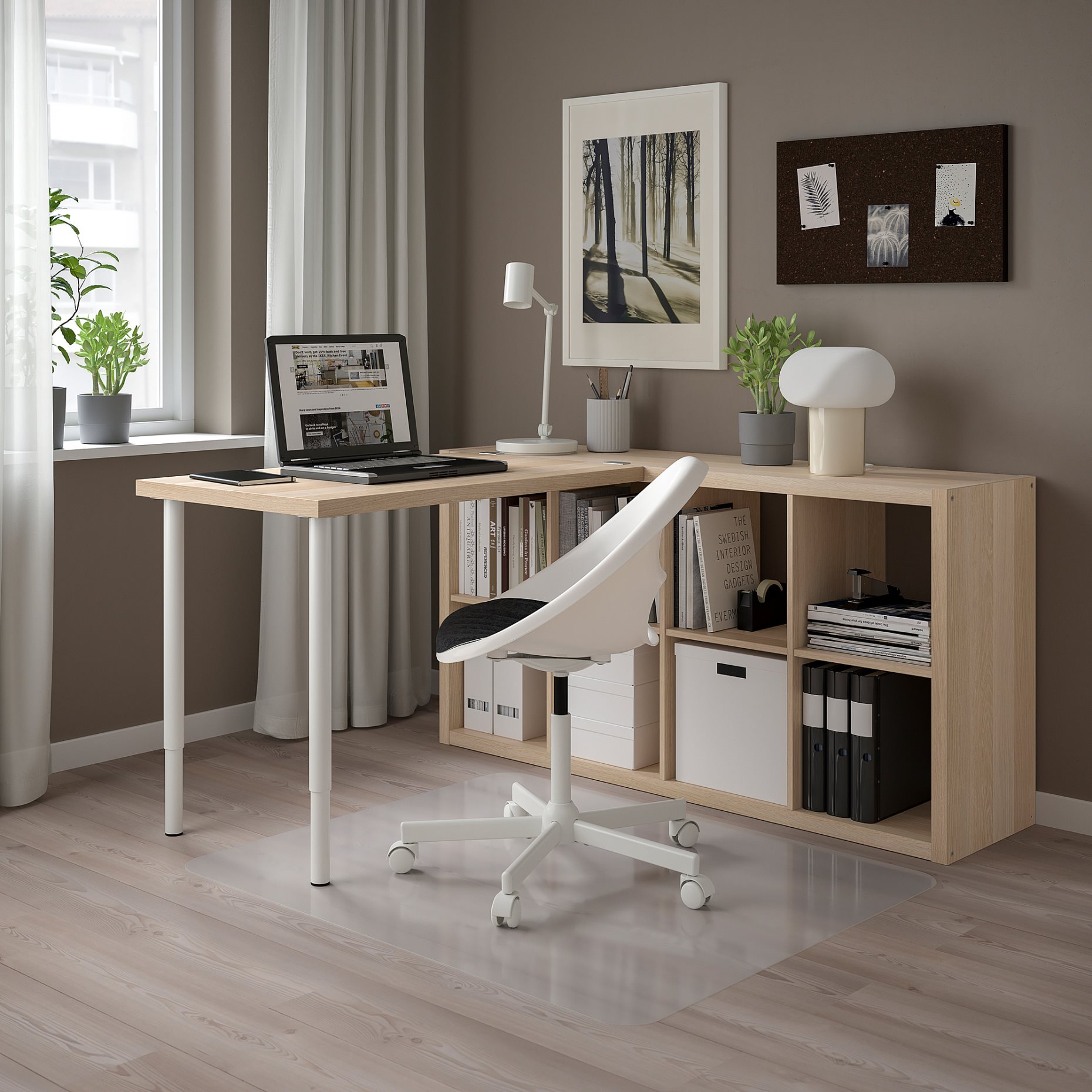 KALLAX/LINNMON, desk combination, 77x139x147 cm, 894.816.99