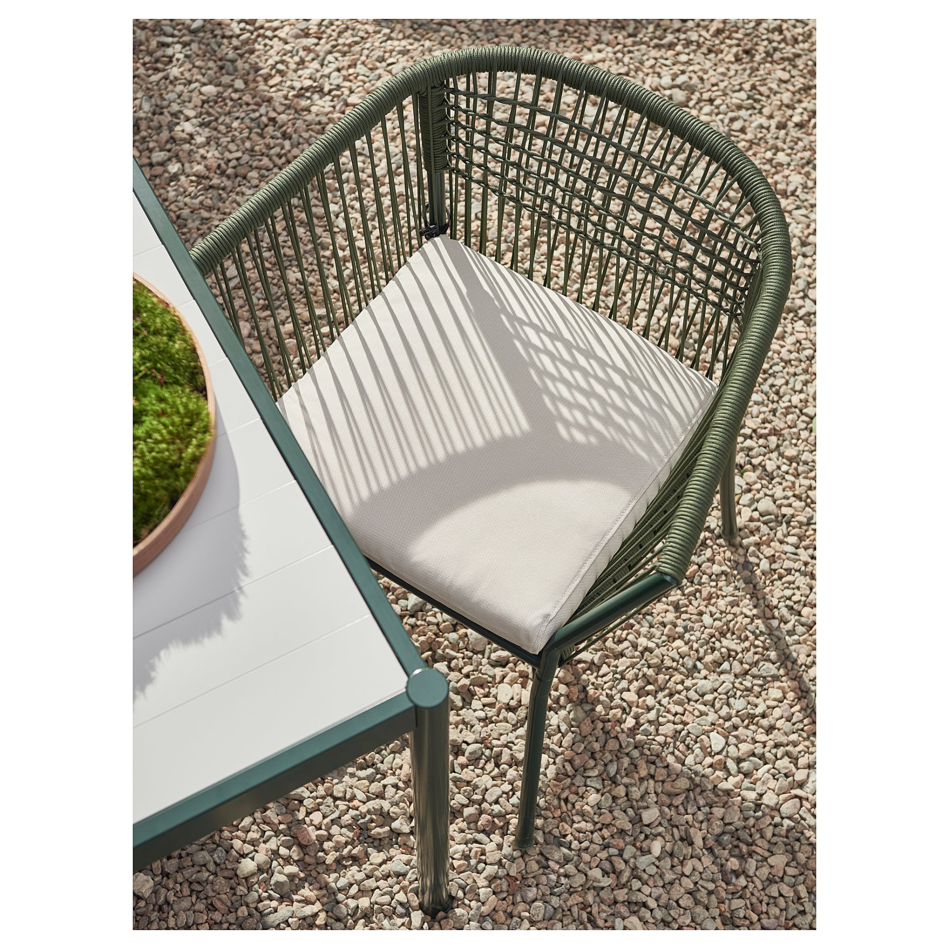 SEGERÖN, τραπέζι/6 καρέκλες με μπράτσα/εξωτερικού χώρου, 147 cm, 894.948.47