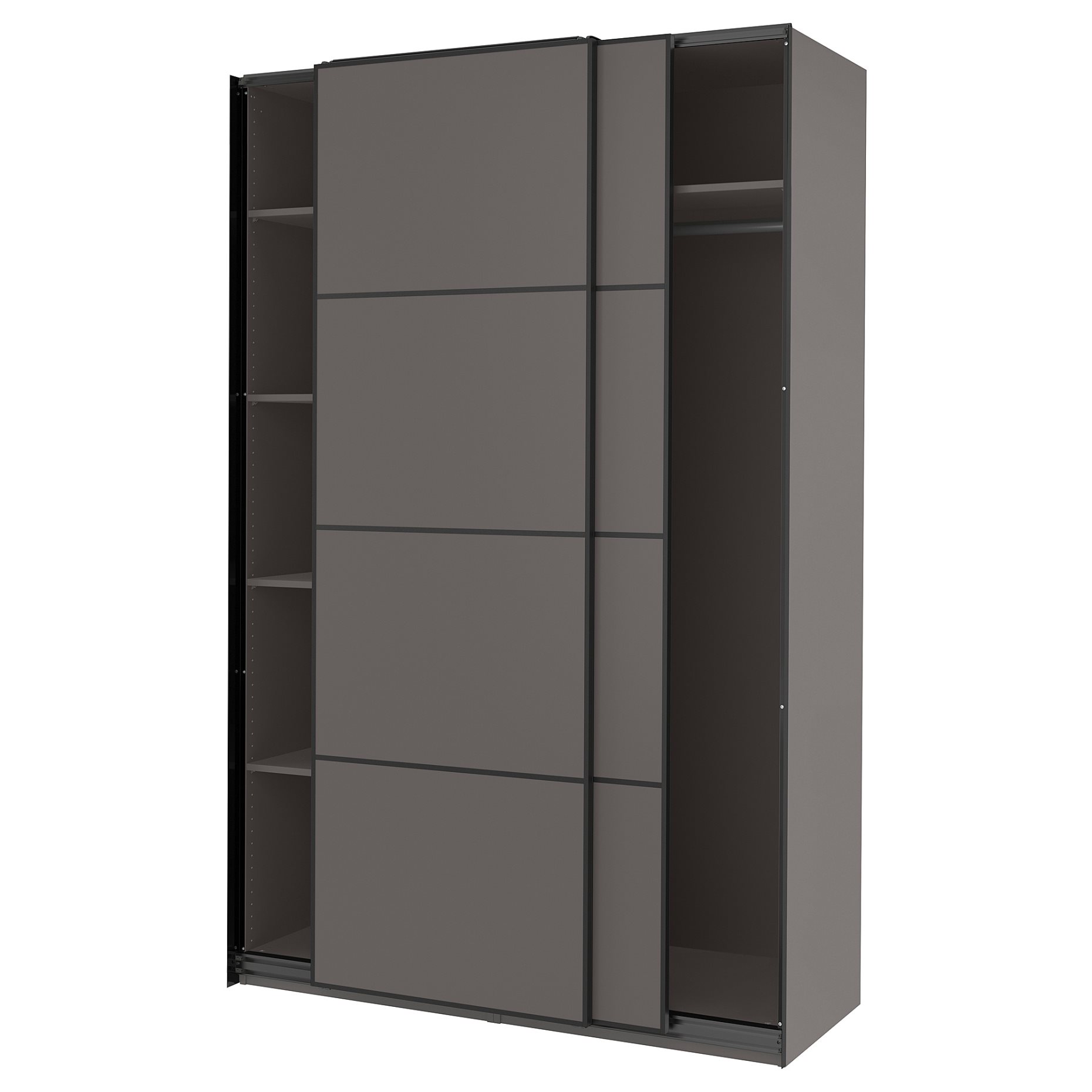 PAX/MEHAMN, ντουλάπα με συρόμενες πόρτες, 150x66x236 cm, 895.003.01