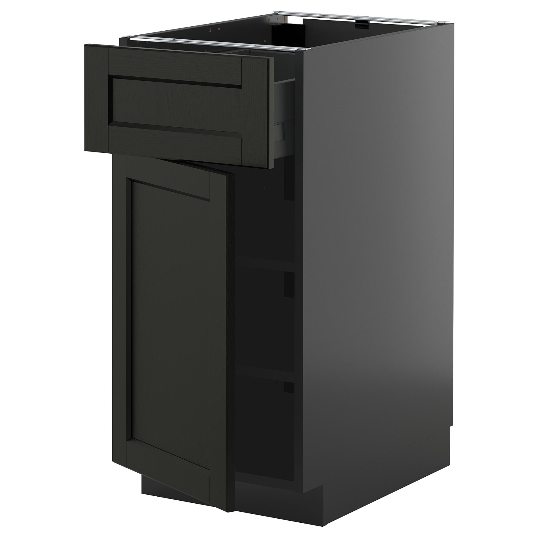 METOD/KNIVSHULT, base cabinet with drawer/door, 40x60 cm, 895.892.42