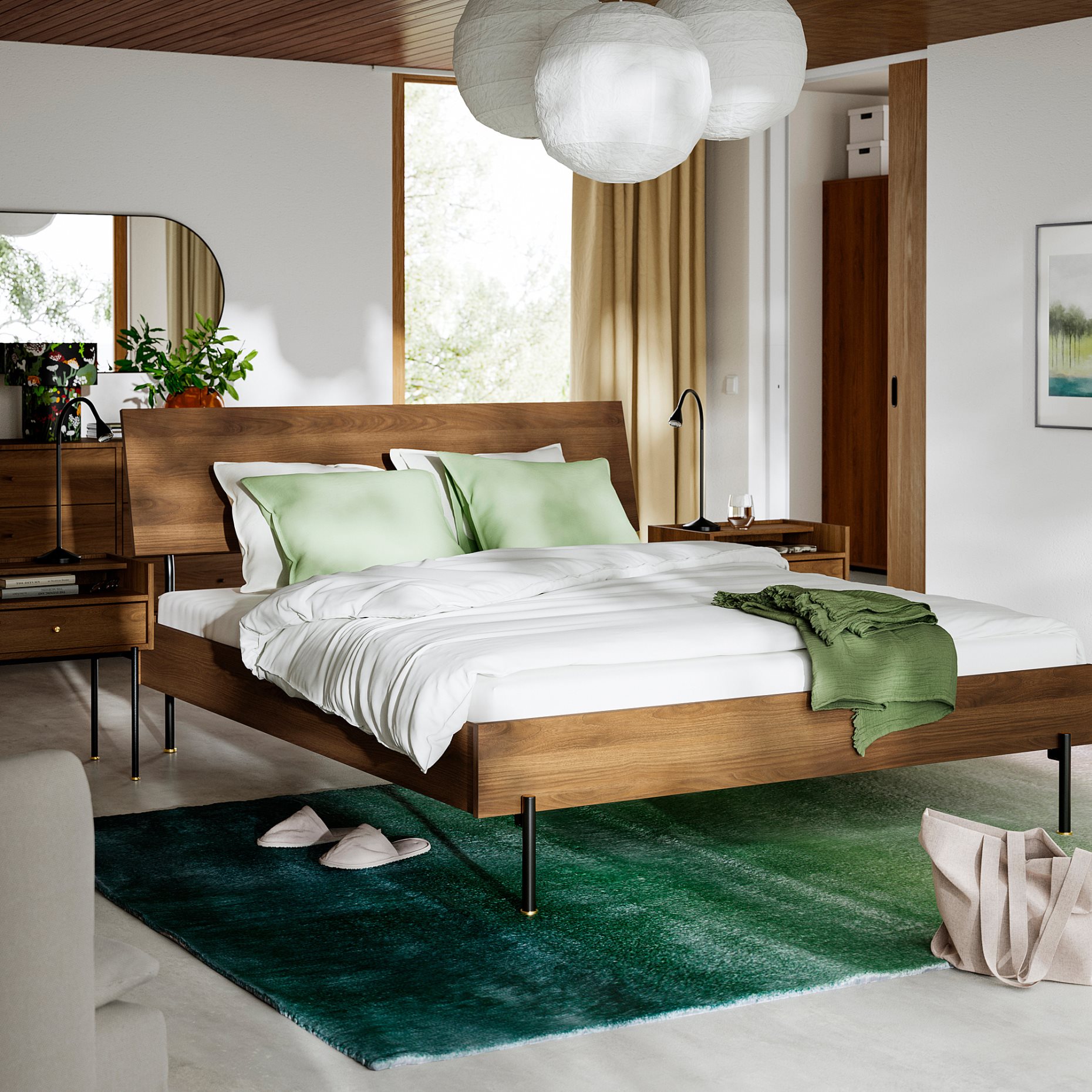 RÅDMANSÖ, bed frame, 140x200 cm, 895.986.37