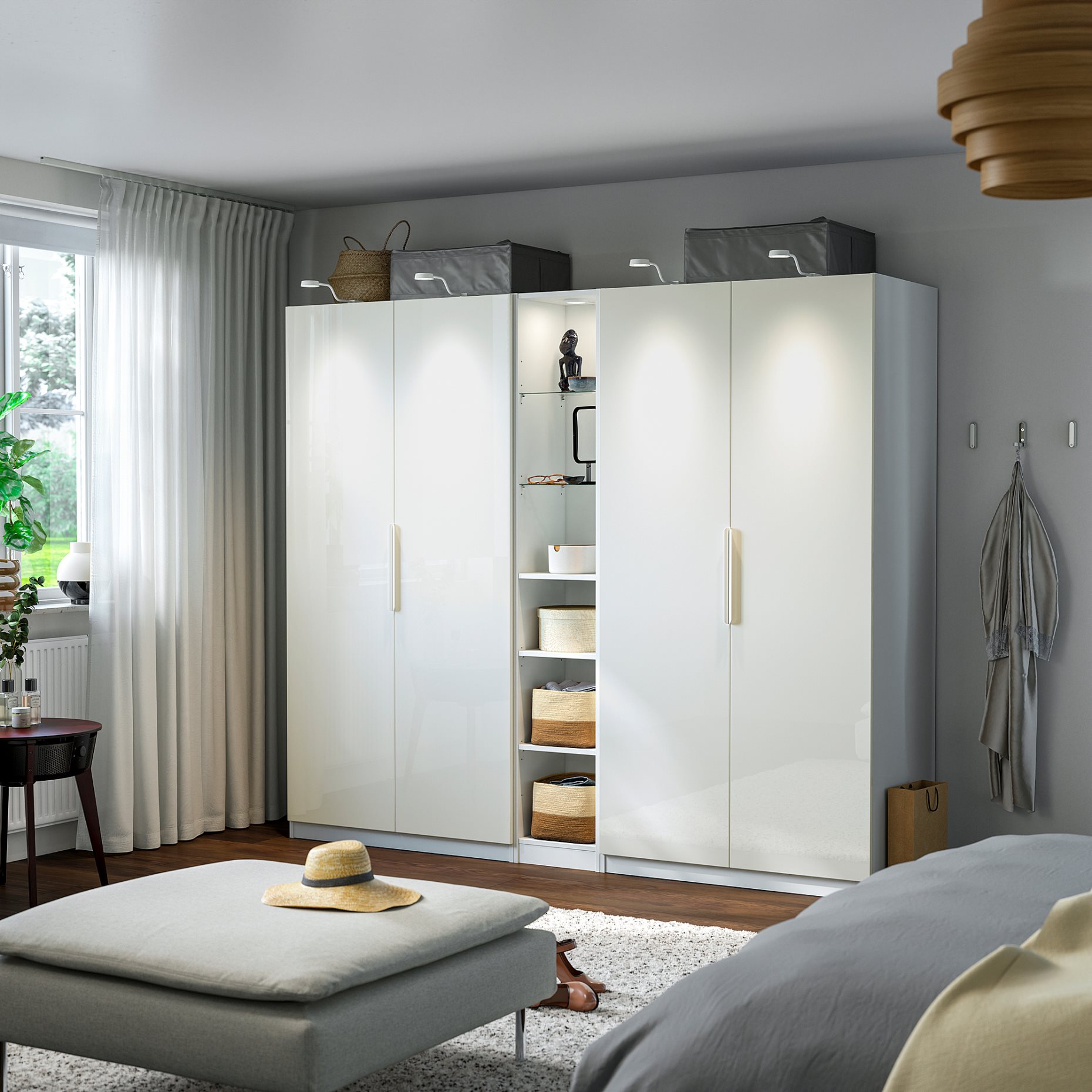 PAX/FARDAL, wardrobe combination, 235x60x201 cm, 896.072.84