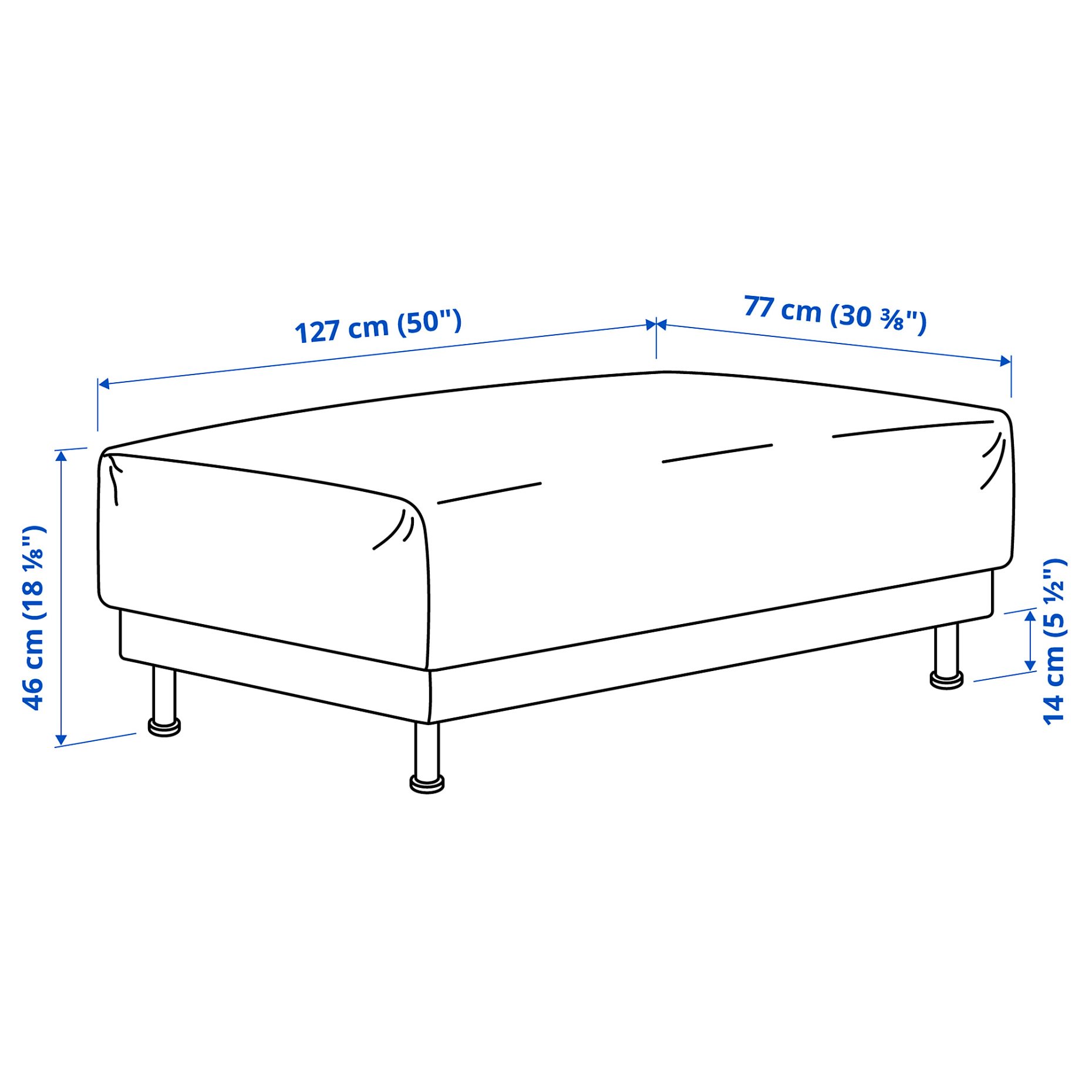 UPPÅKRA, footstool, 896.129.35
