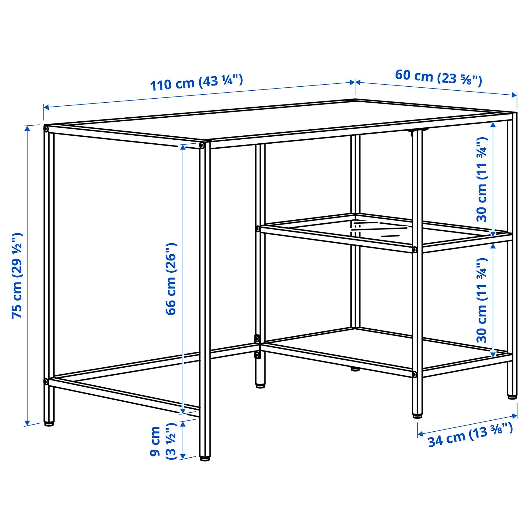 VITTSJÖ/KRYLBO, desk and chair, 896.173.01