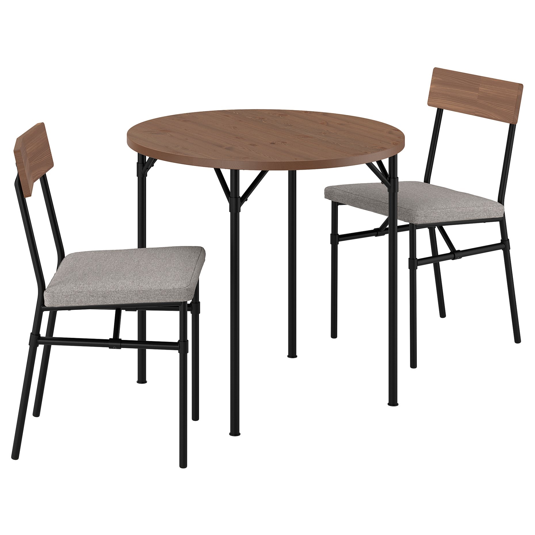 GRÖTÅN/GRÖTÅN, table and 2 chairs, 80 cm, 896.174.19