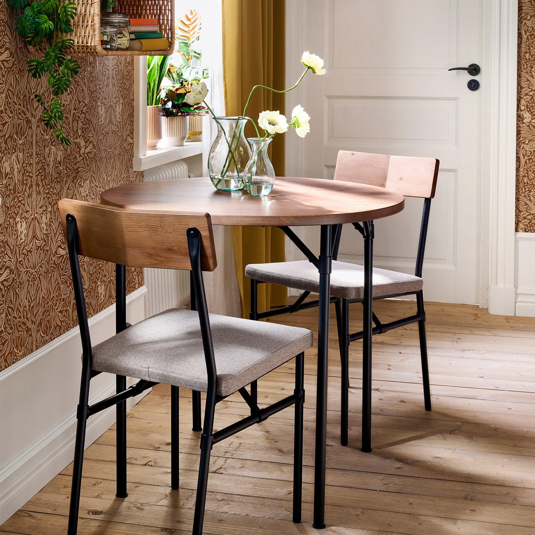 GRÖTÅN/GRÖTÅN, table and 2 chairs, 80 cm, 896.174.19