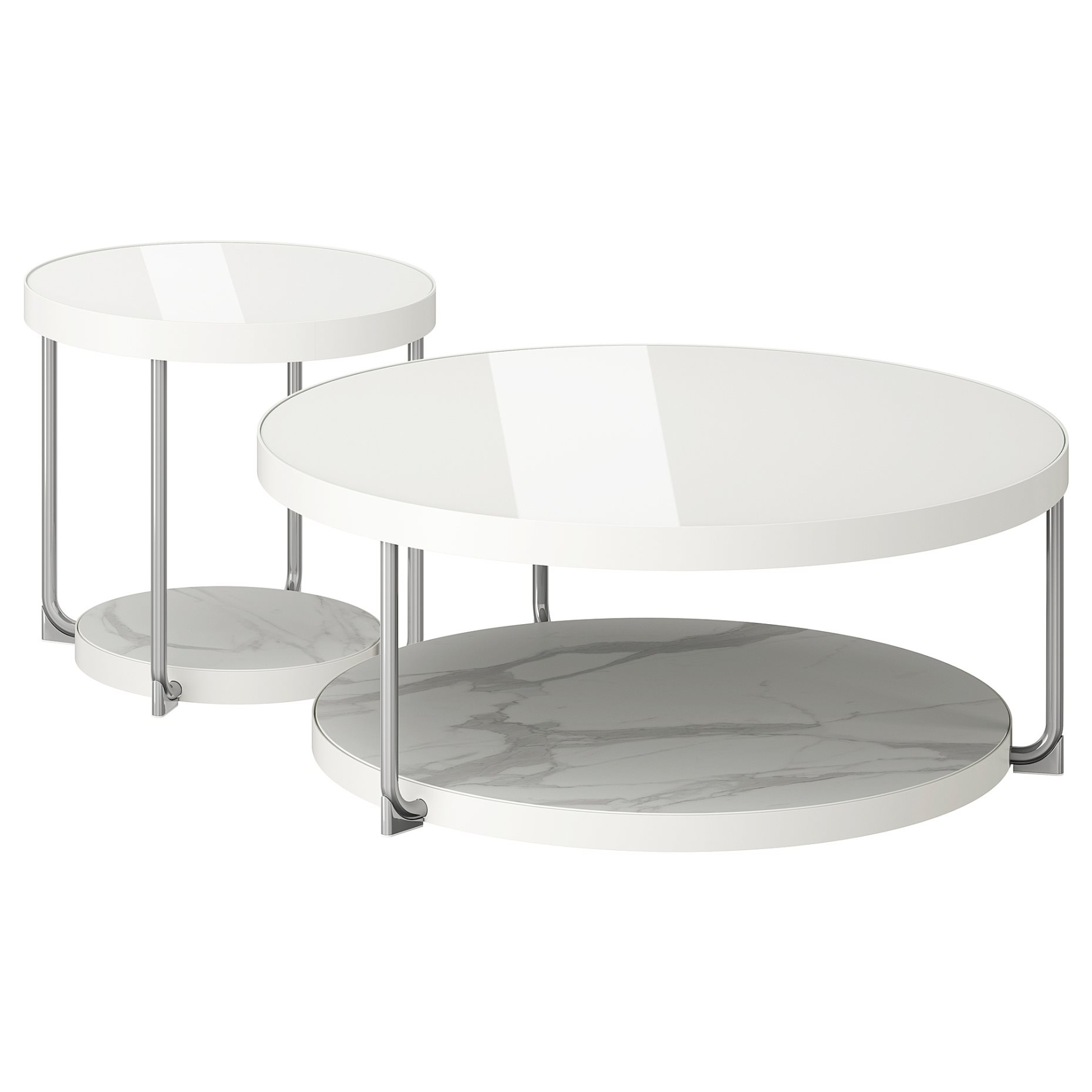 FRÖTORP, coffee table/side table, set of 2, 896.181.88