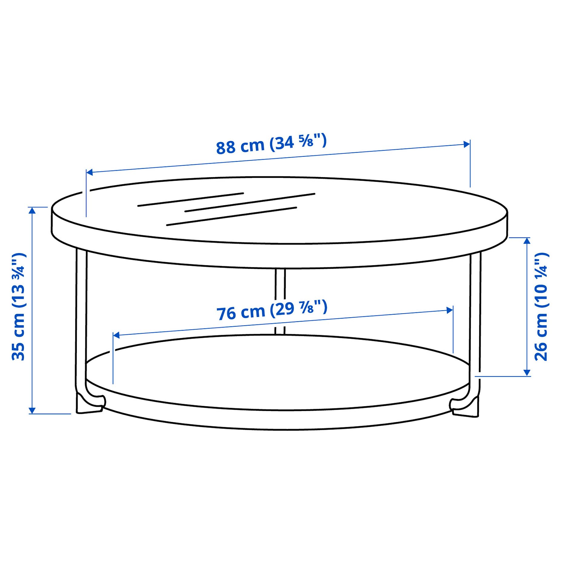FRÖTORP, coffee table/side table, set of 2, 896.181.88