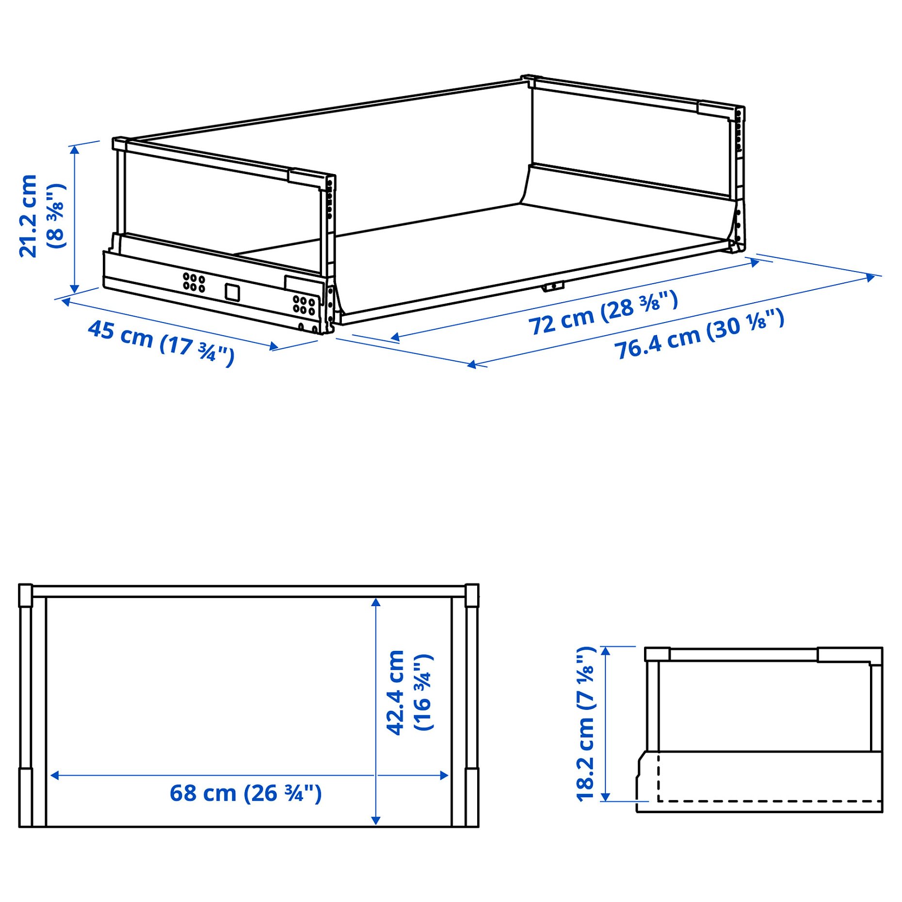 MAXIMERA, συρτάρι,ψηλό, 902.850.27