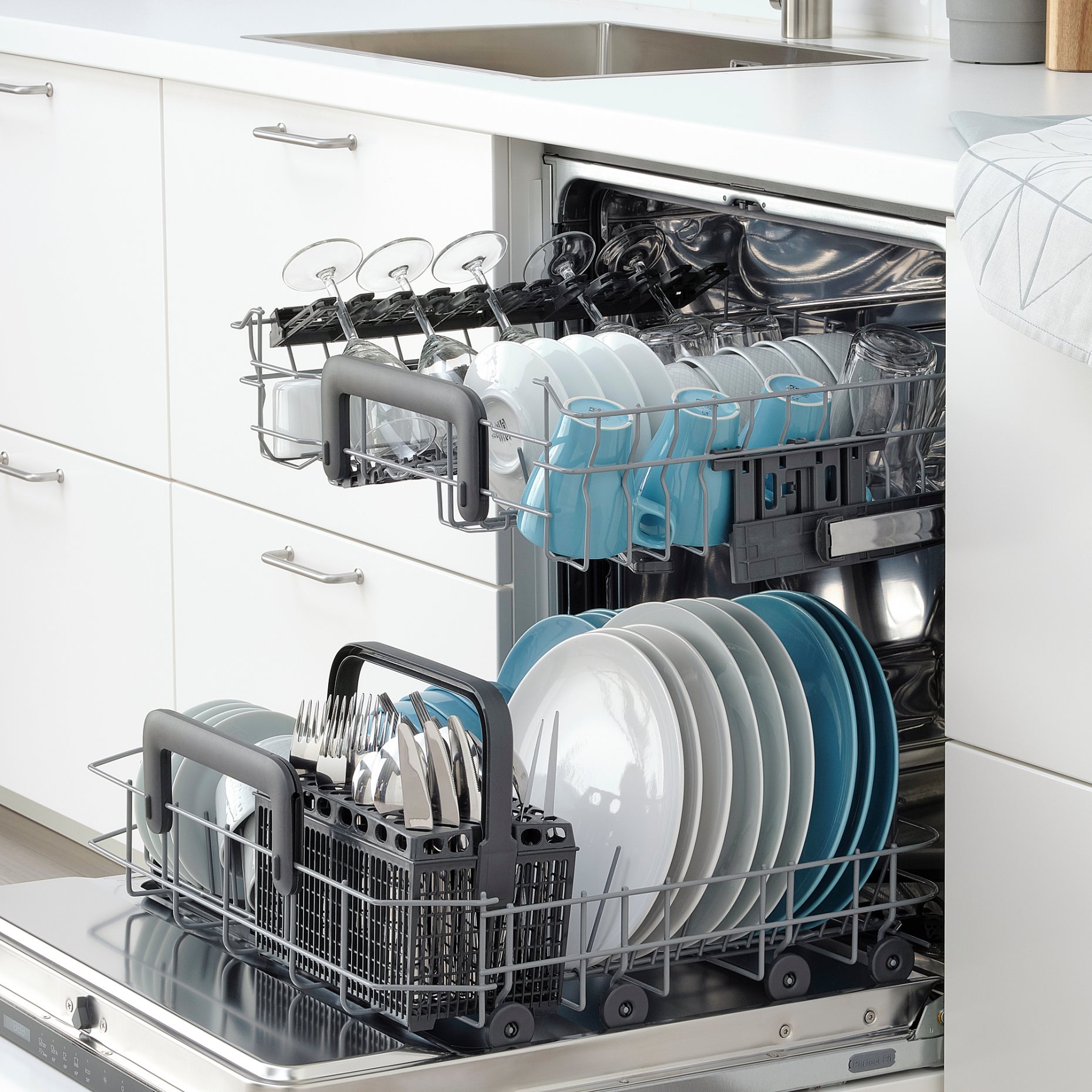 RENODLAD, εντοιχιζόμενο πλυντήριο πιάτων, 60 cm, 904.756.16