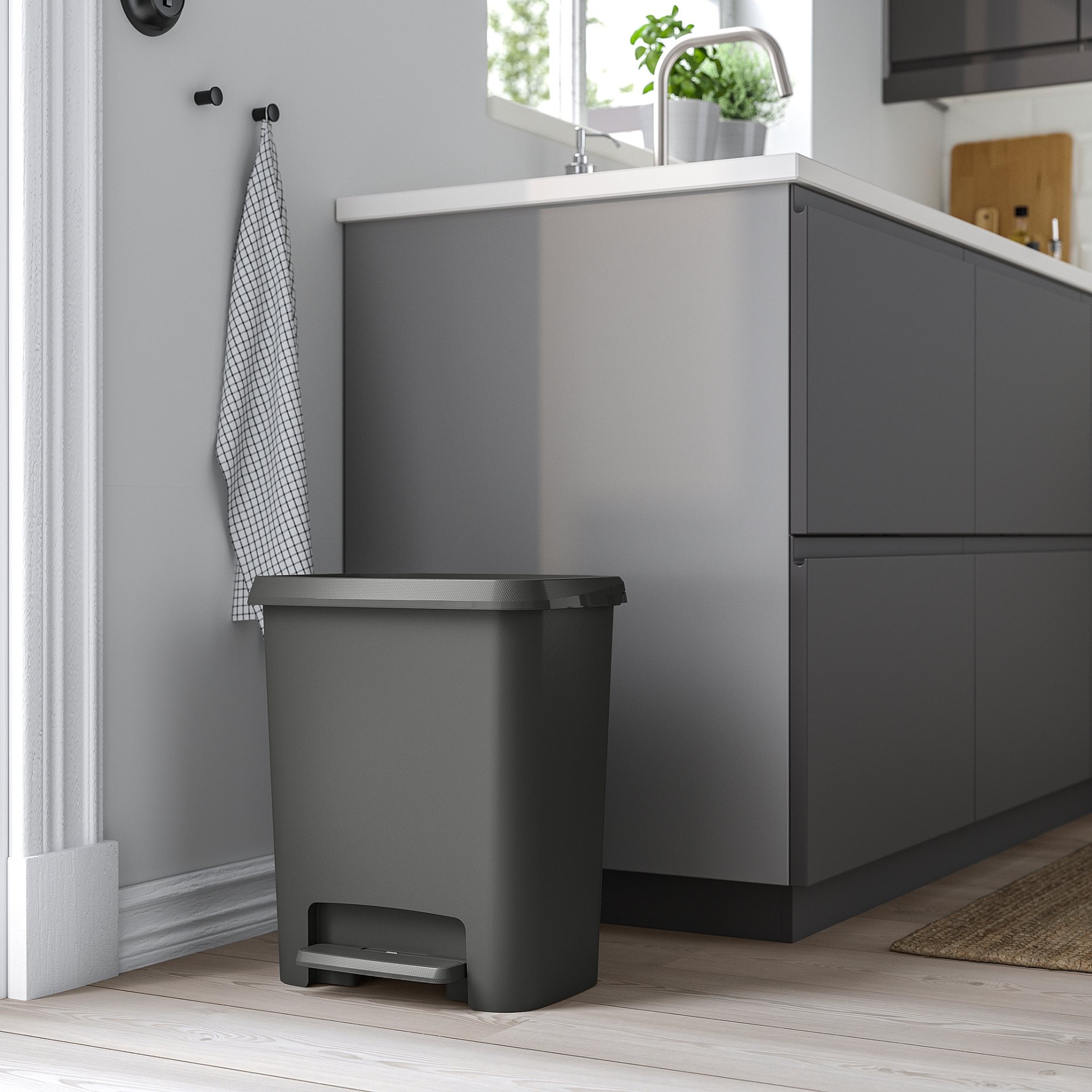 KNÖCKLA, pedal bin, 25 l, 905.140.95