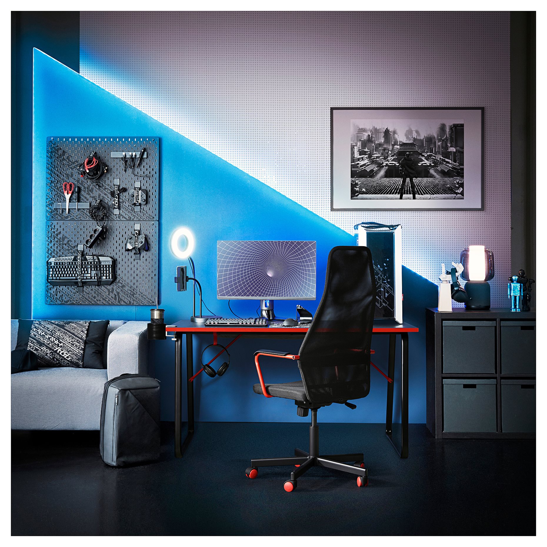 HUVUDSPELARE, gaming desk, 140x80 cm, 905.391.66