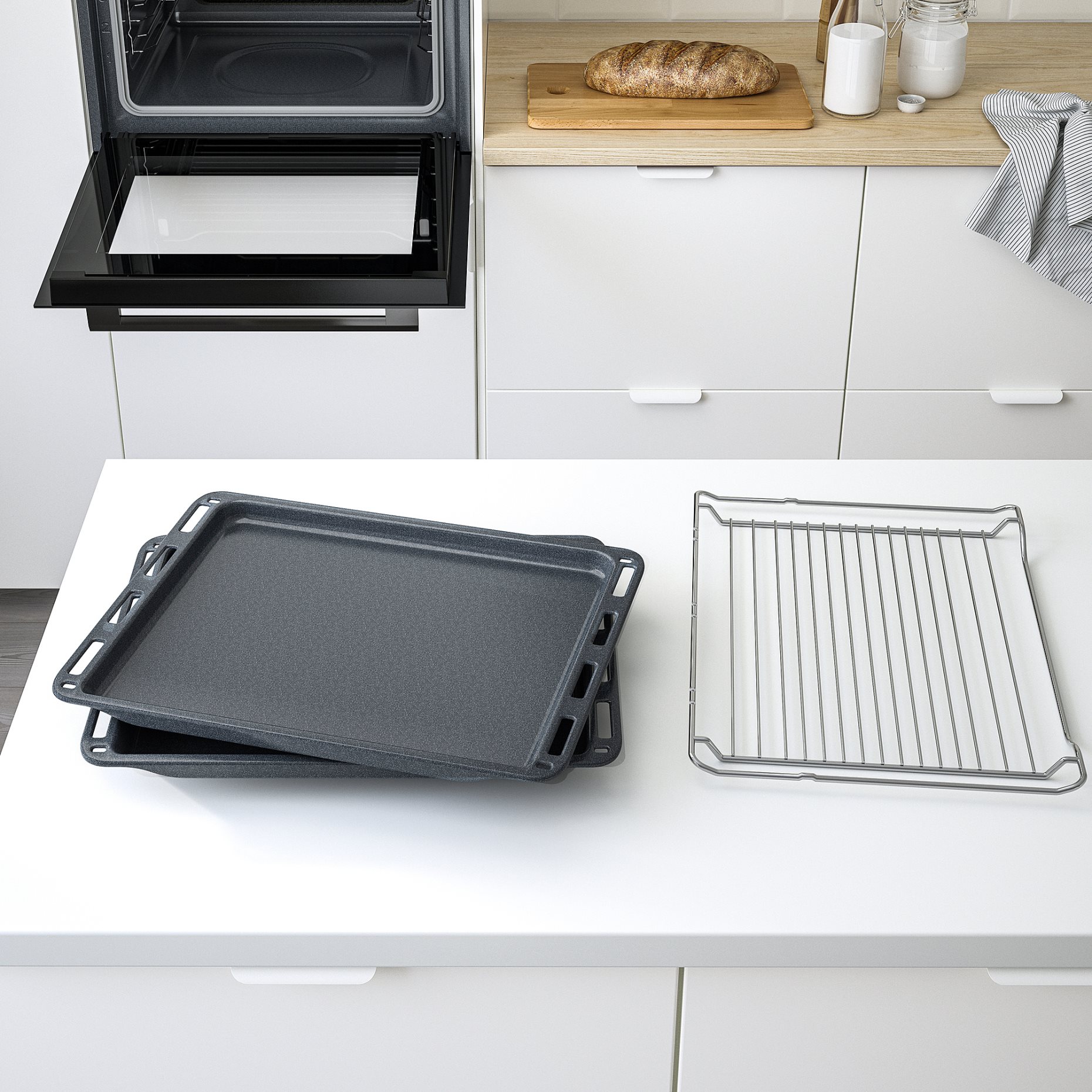 MÅGEBO, forced air oven with combined steam/IKEA 500, 905.570.61