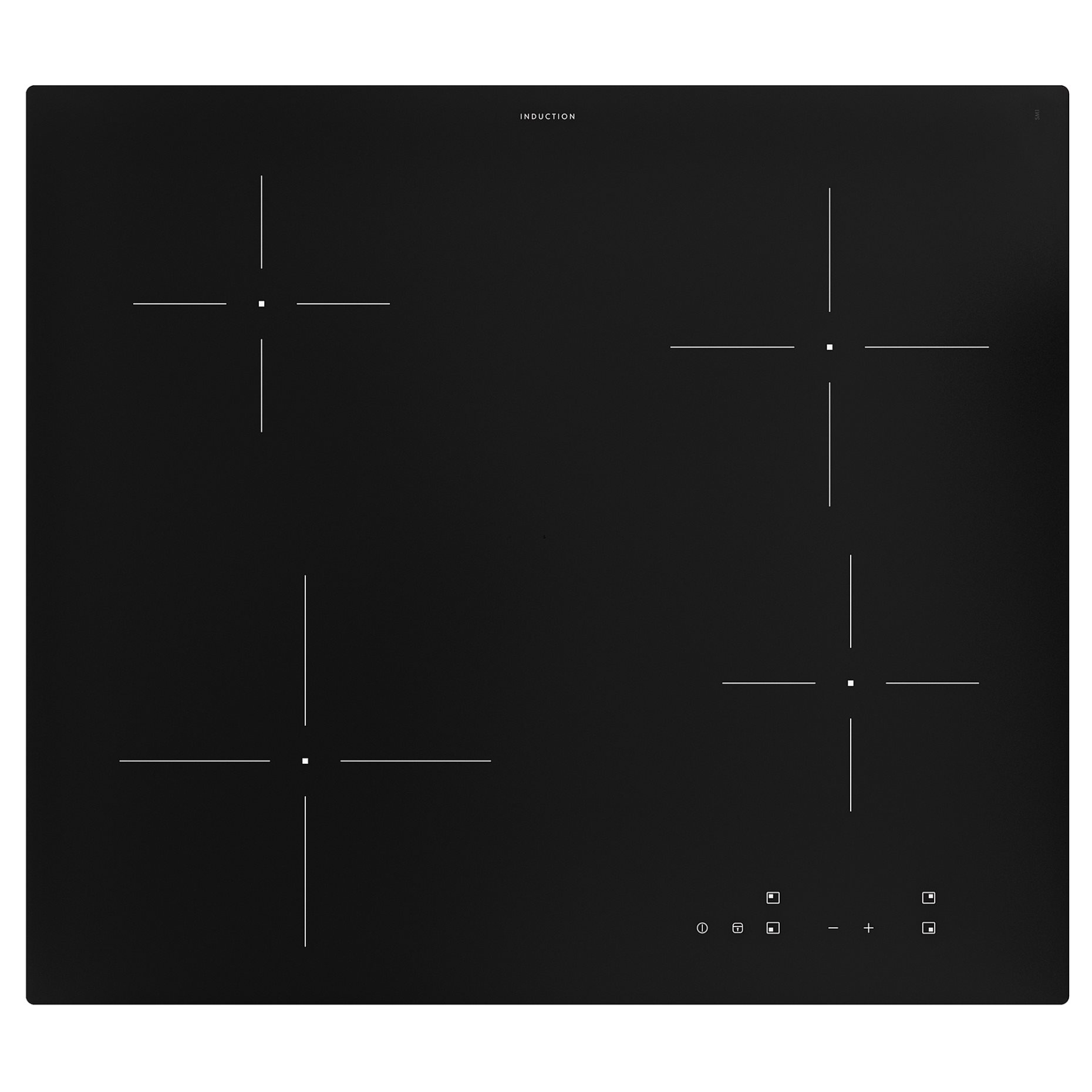 VILSTA, επαγωγική εστία/IKEA 300, 59 cm, 905.577.25