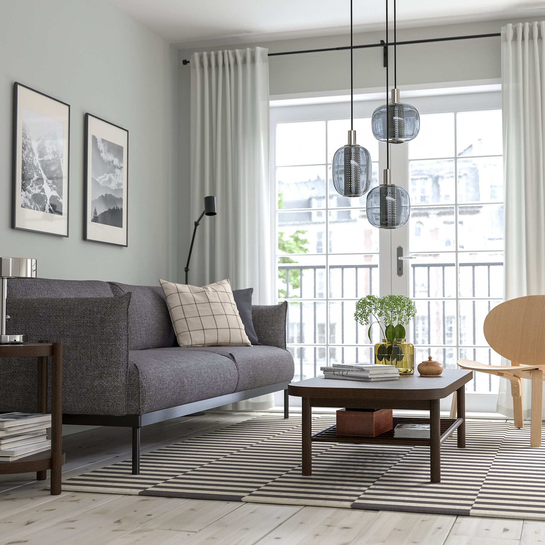 LISTERBY, τραπέζι μέσης, 140x60 cm, 905.622.46