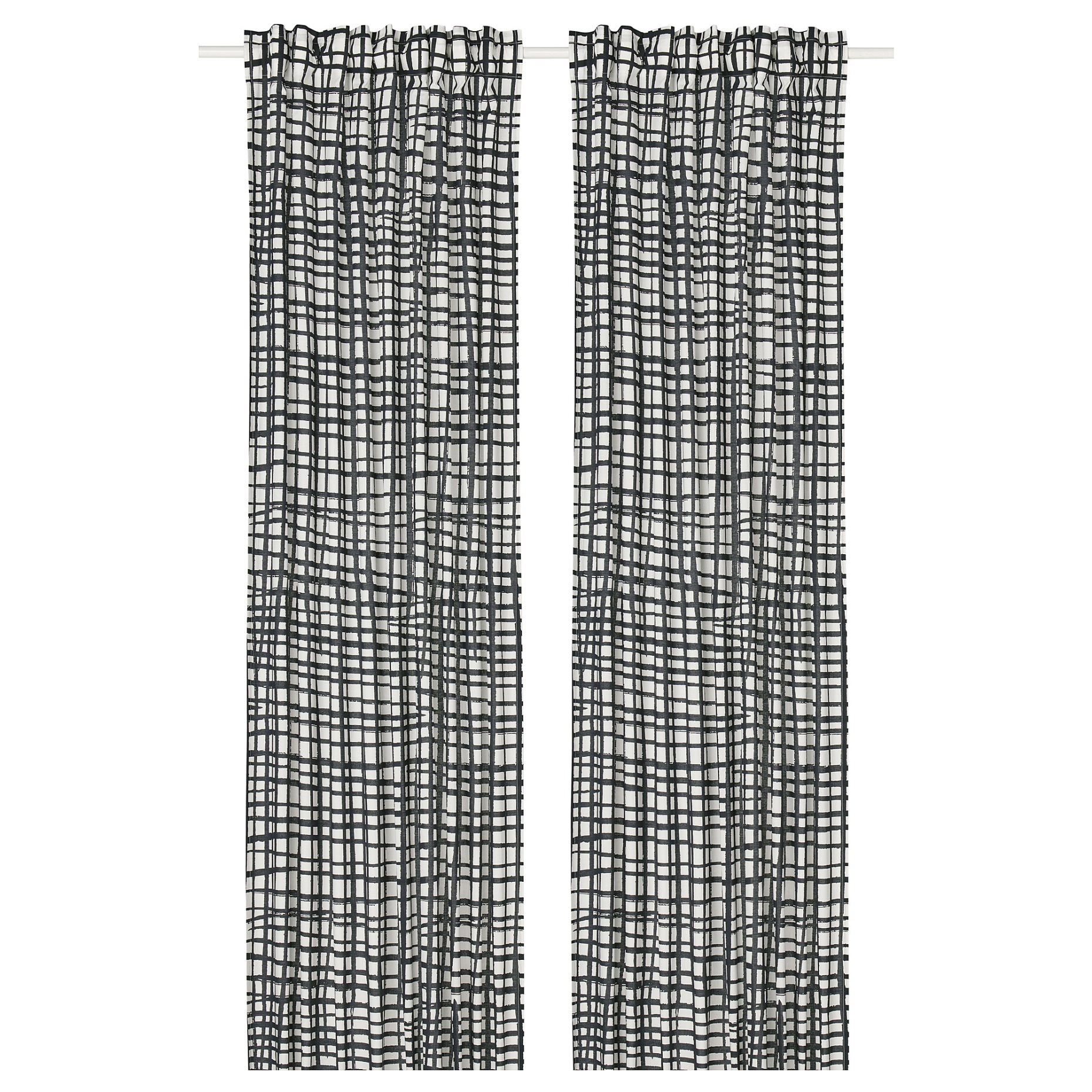 GRONKATTFOT, curtains 1 pair, 145x300 cm, 905.830.98