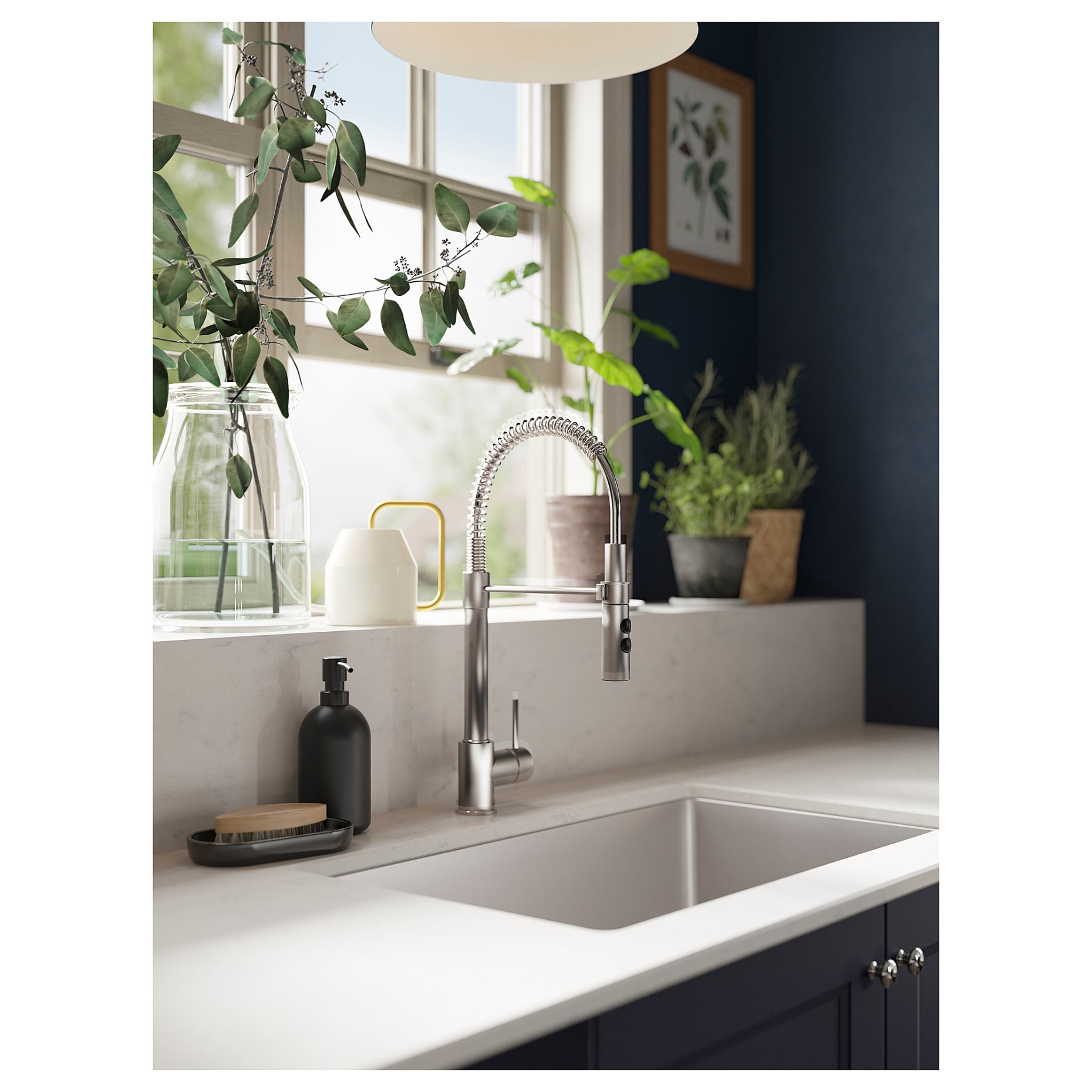 GANSJÖN, 3-piece bathroom set, 905.870.39