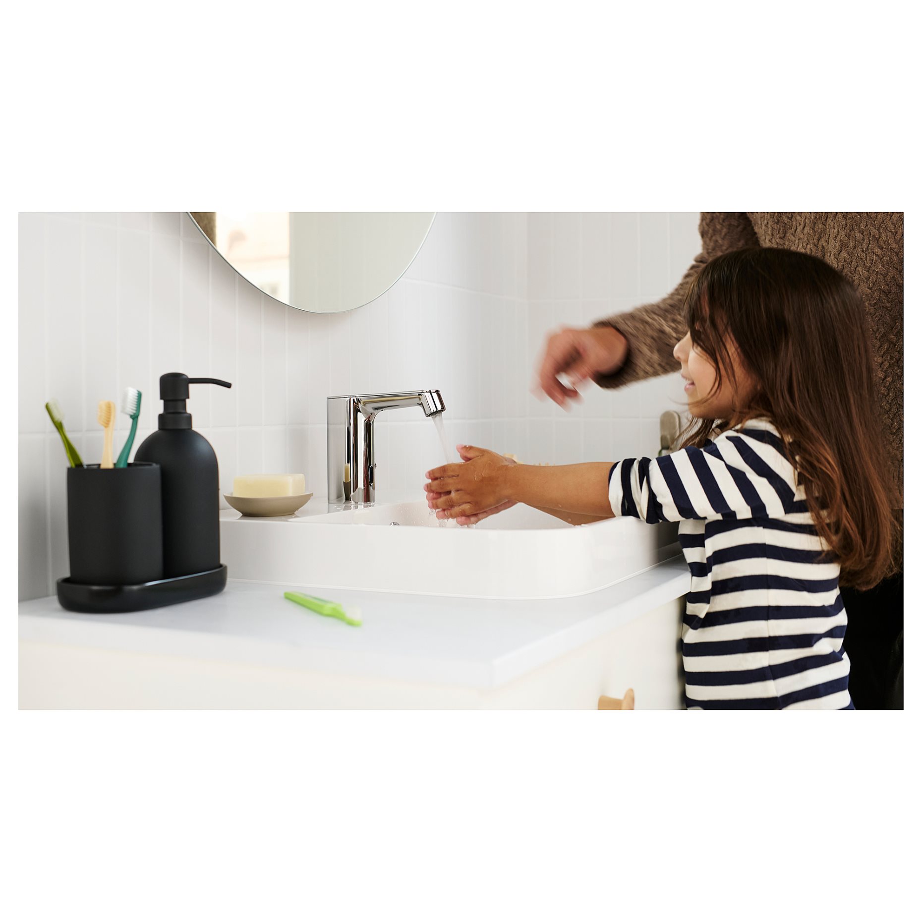 GANSJÖN, 3-piece bathroom set, 905.870.39