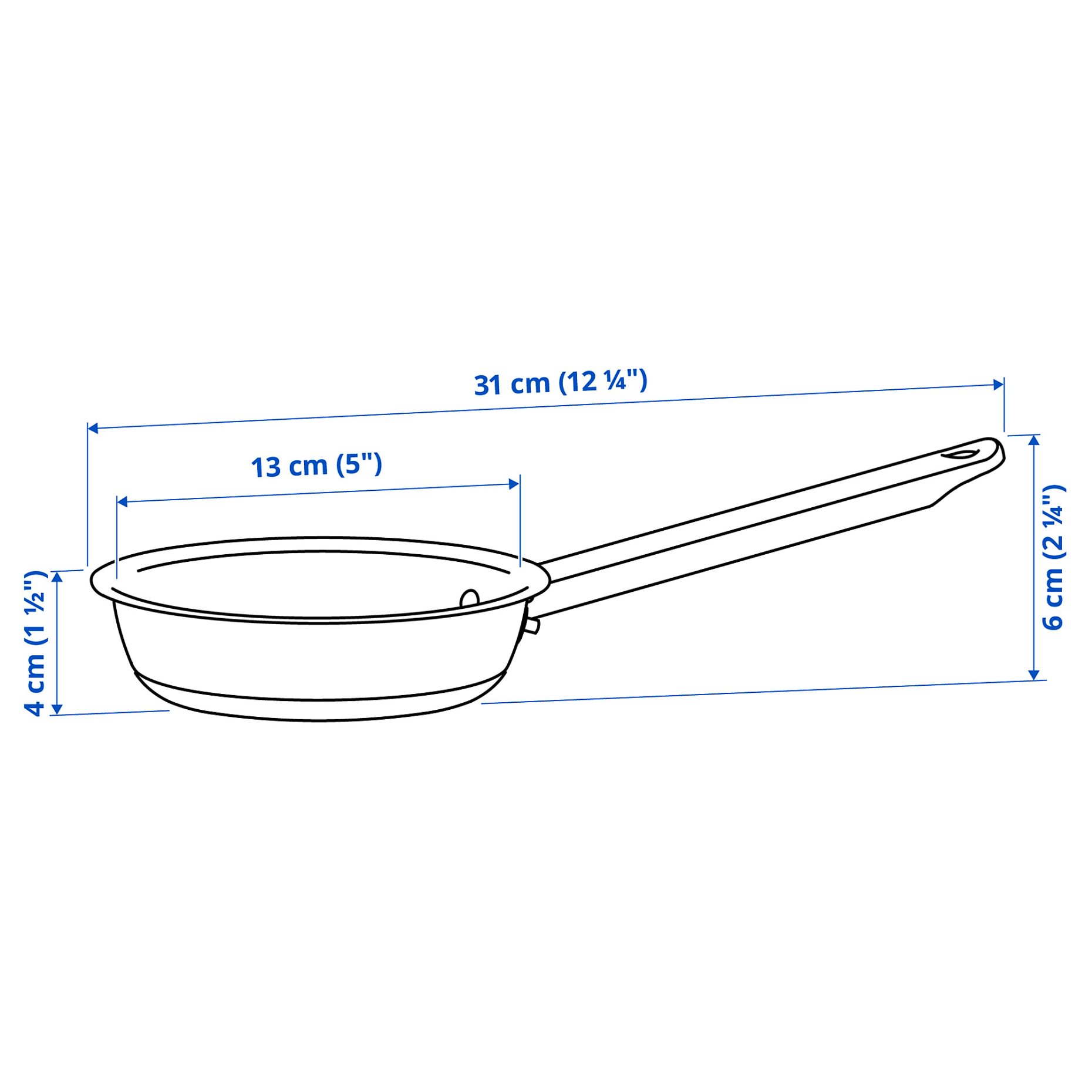 IKEA 365+, frying pan/non-stick coating, 13 cm, 905.879.06