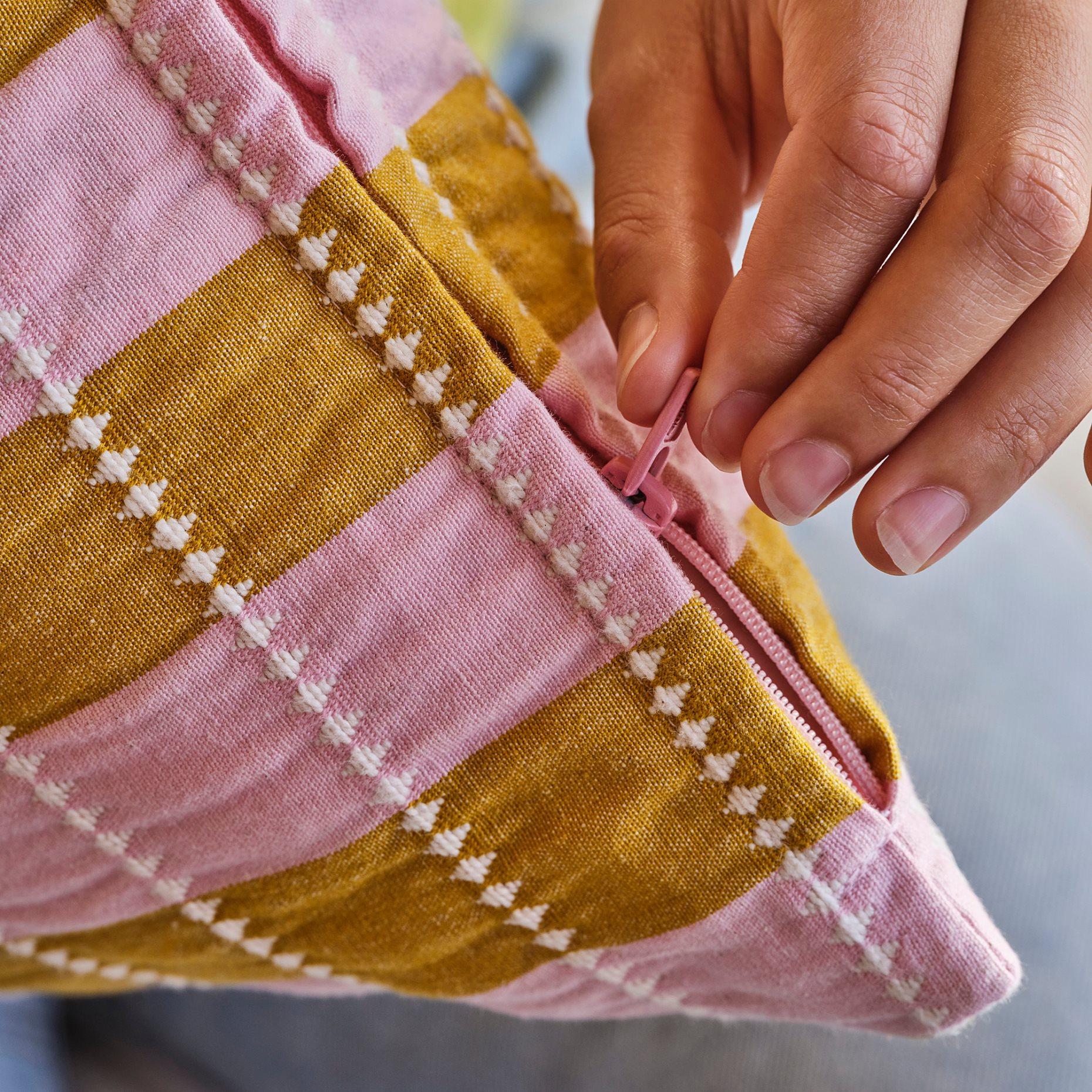 OMMJÄNGE, κάλυμμα μαξιλαριού, 50x50 cm, 905.938.89