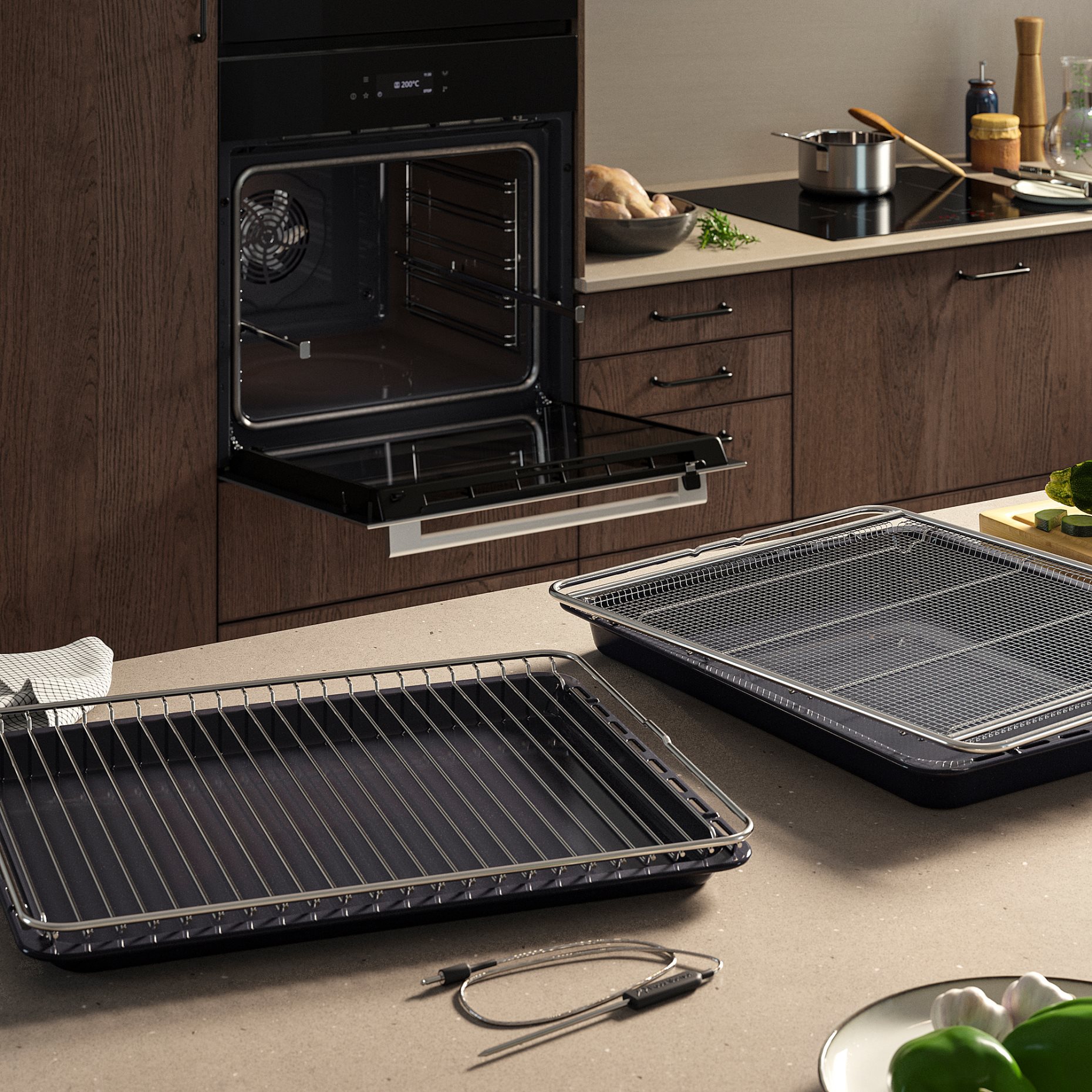 FRILLESBO, true fan oven air fry function/pyrolytic, IKEA 700, 906.002.86