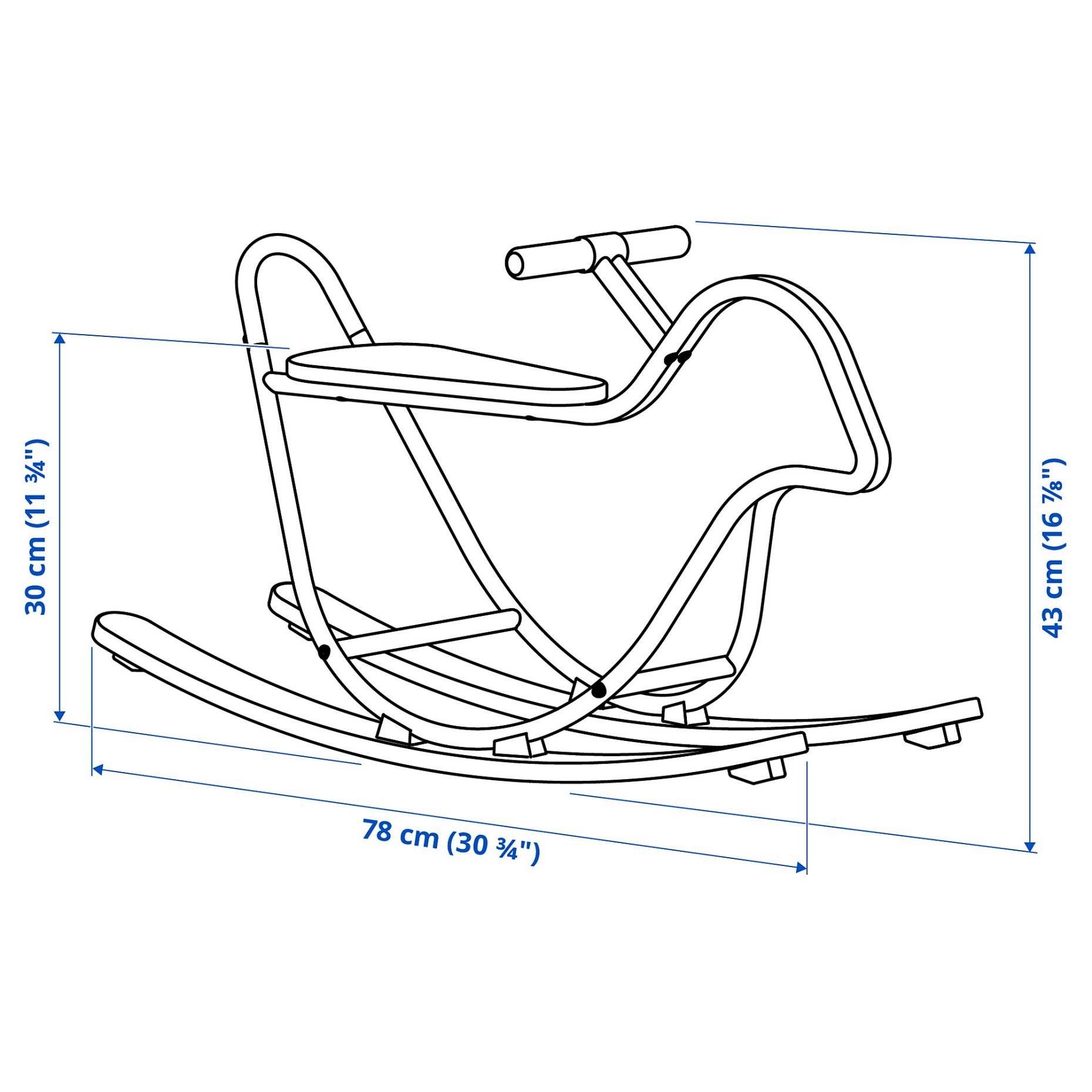 GREJSIMOJS, κουνιστό κάθισμα, 906.029.97