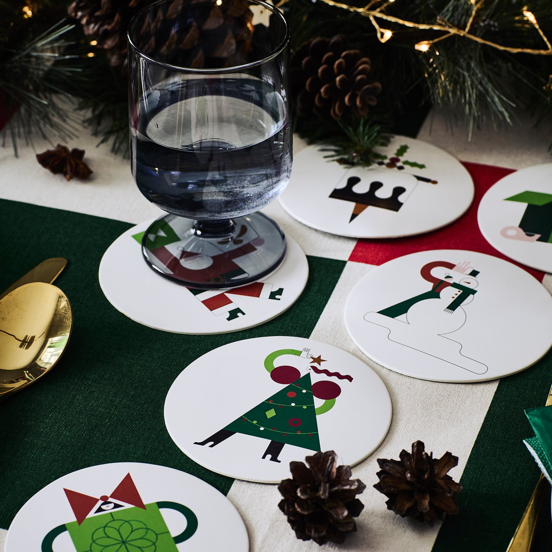 VINTERFINT, coaster, 6 pack, 906.046.23