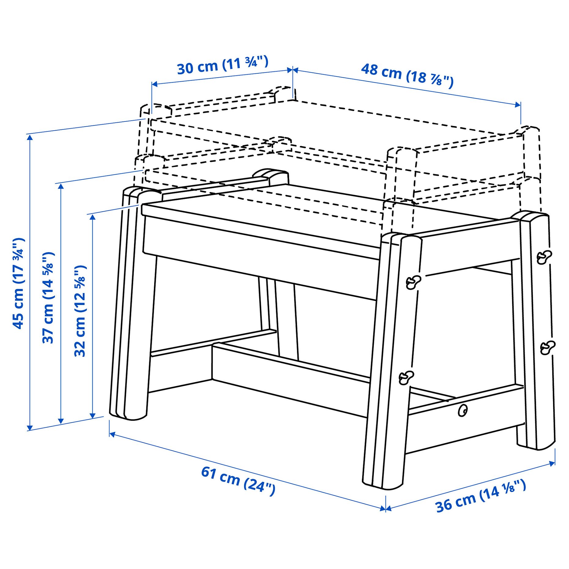 FLISAT, childrens bench, height adjustable, 906.091.78