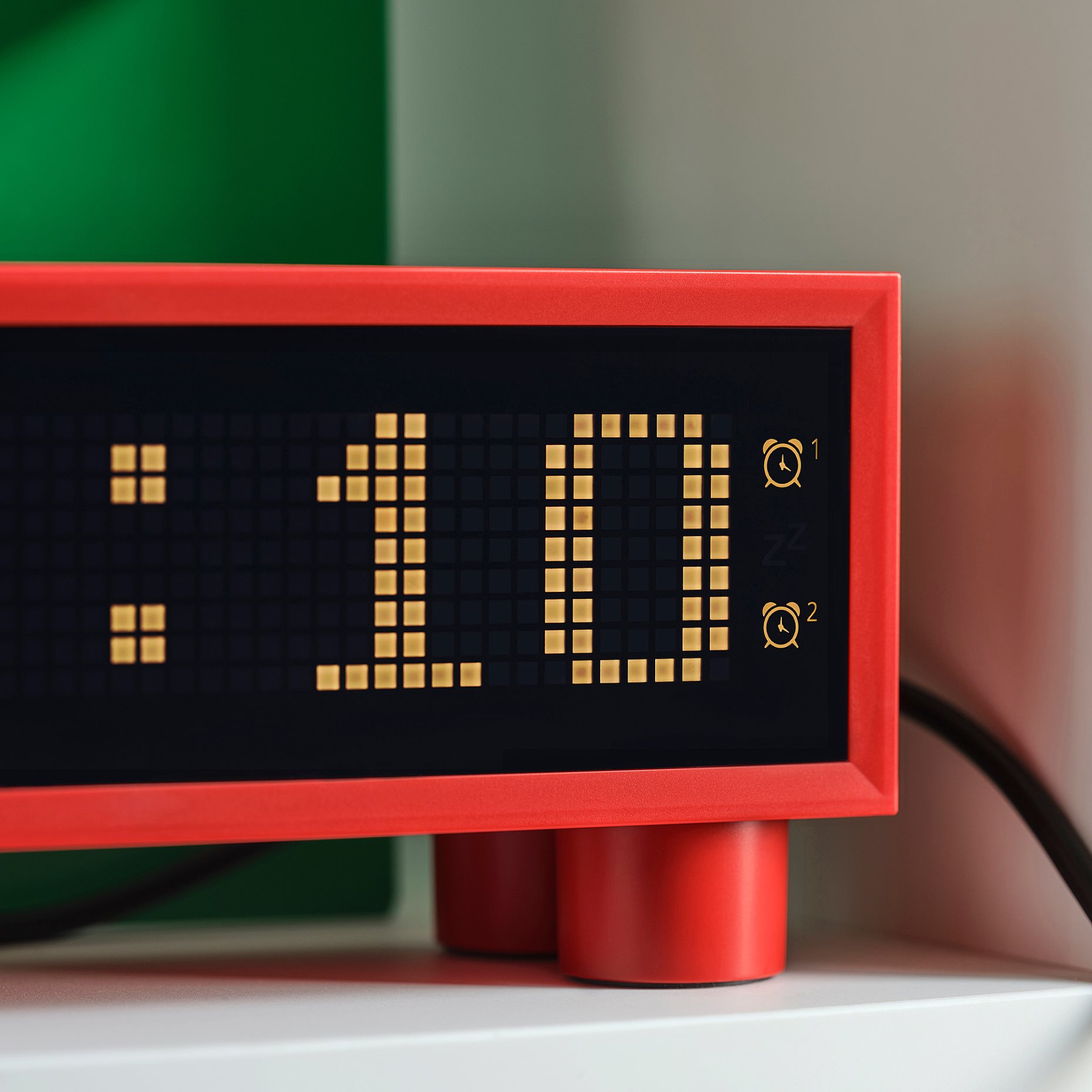 KORTLINJE, alarm clock with hygro-thermometer, 18x6x7 cm, 906.204.68