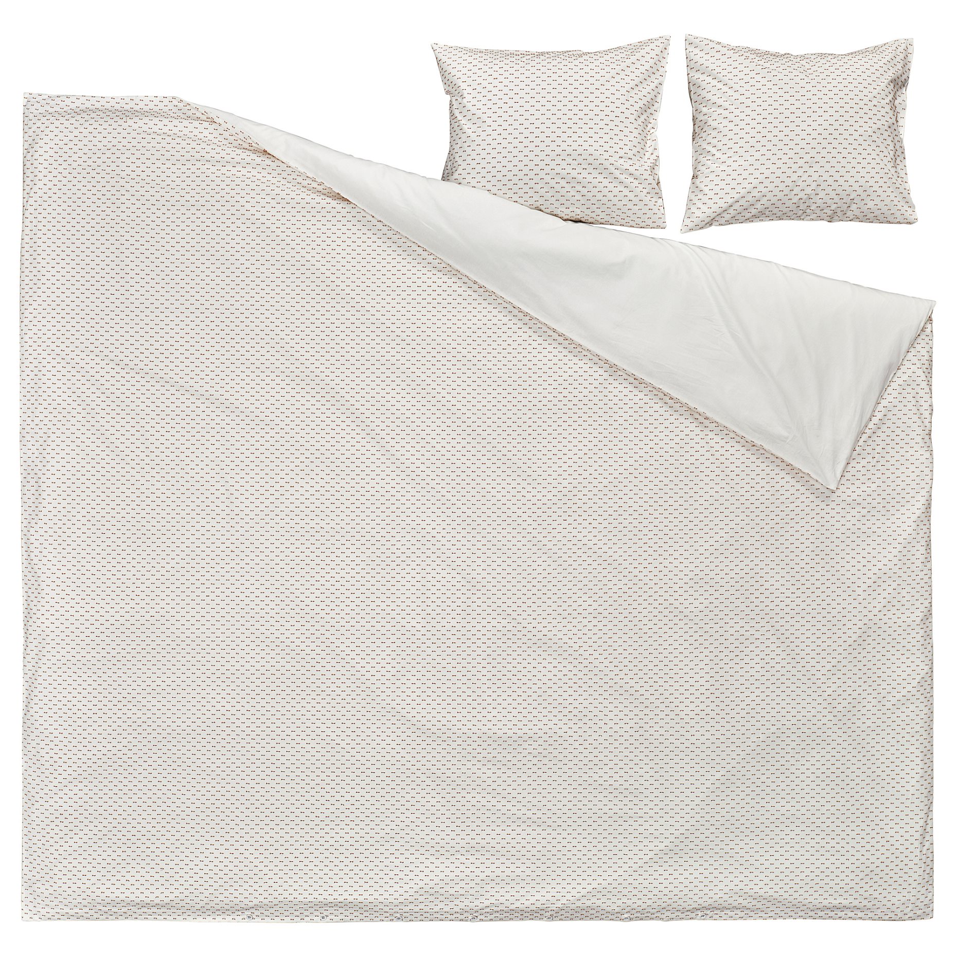 BANDKNIPPE, duvet cover and 2 pillowcases, 240x220/50x60 cm, 906.219.91