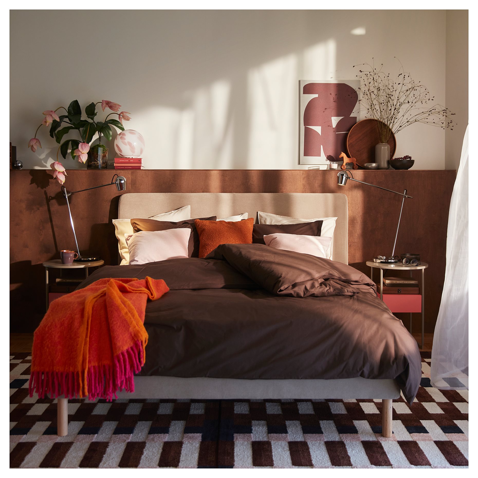 MARKBLÅMME, rug low pile, 160x230 cm, 906.257.05