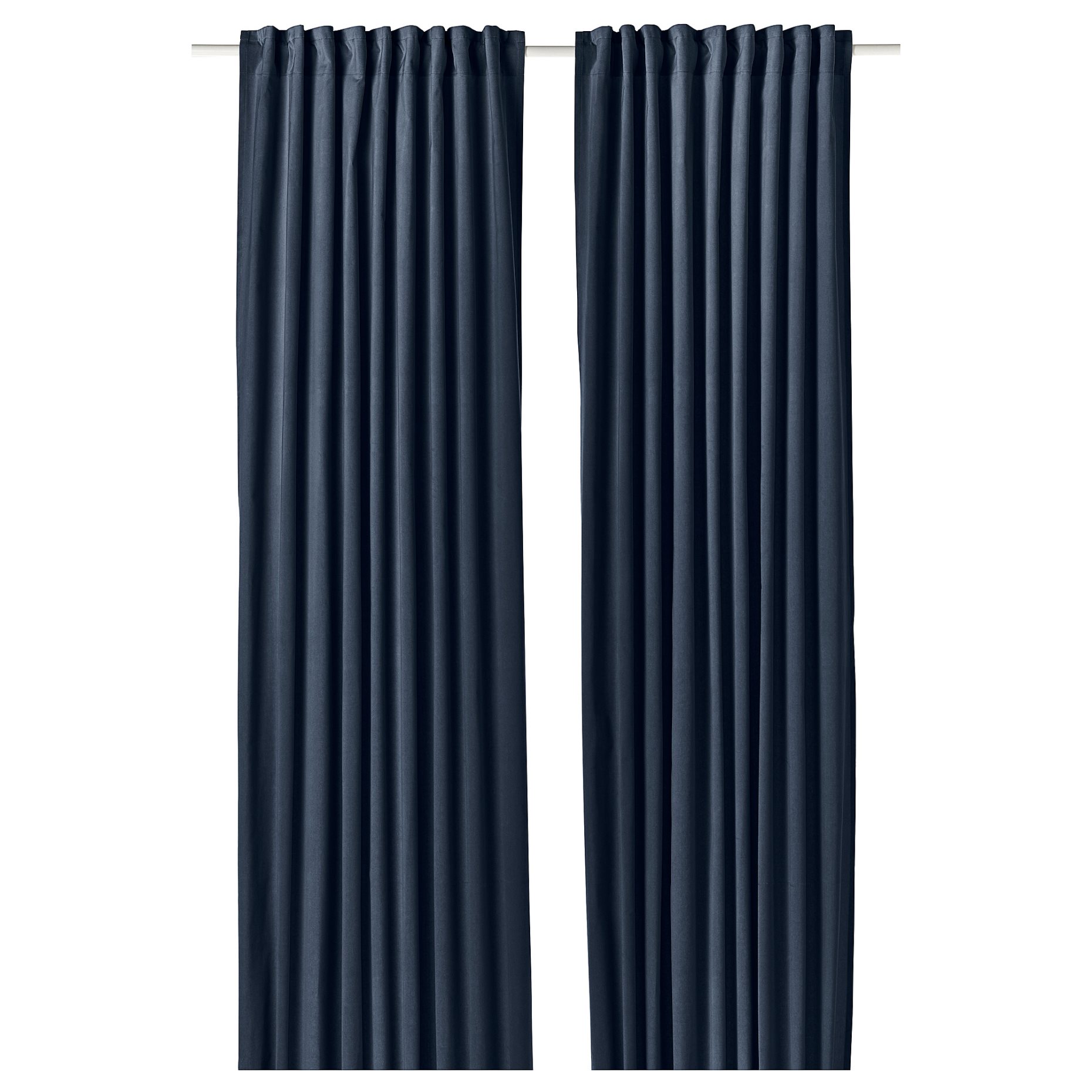 SANELA, curtains with heading tape/1 pair, 140x280 cm, 906.314.43